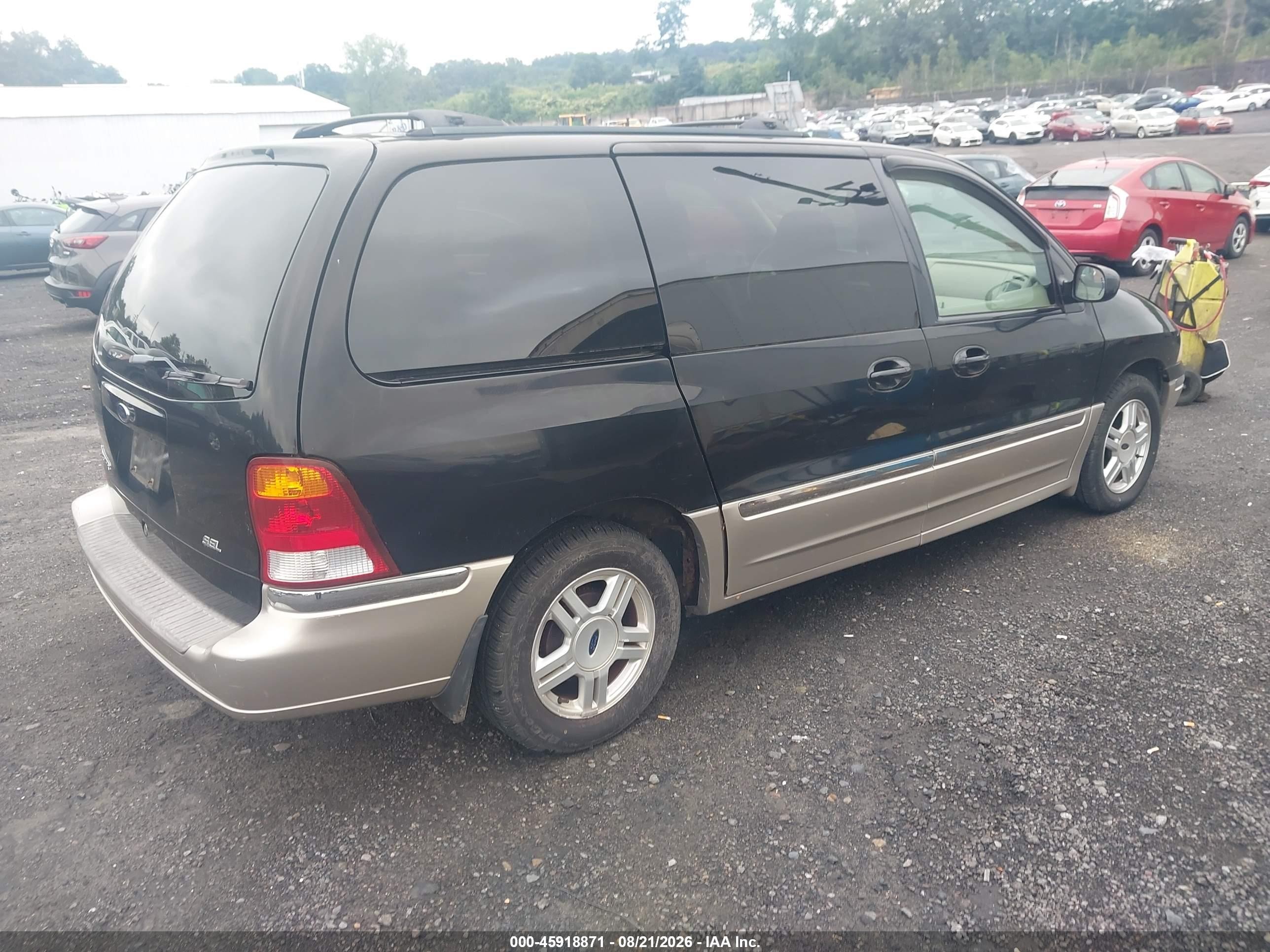 2003 Ford Windstar Sel Черный vin: 2FMZA53473BB91219