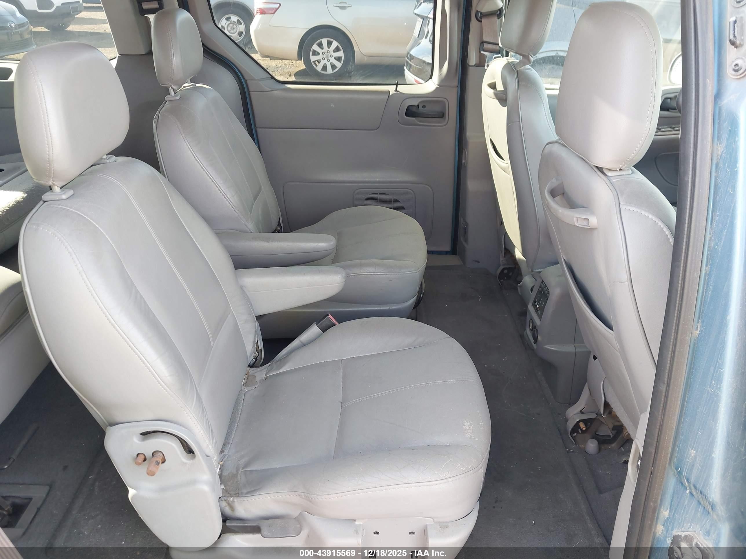 2001 Ford Windstar Sel Blue vin: 2FMZA53491BA93192