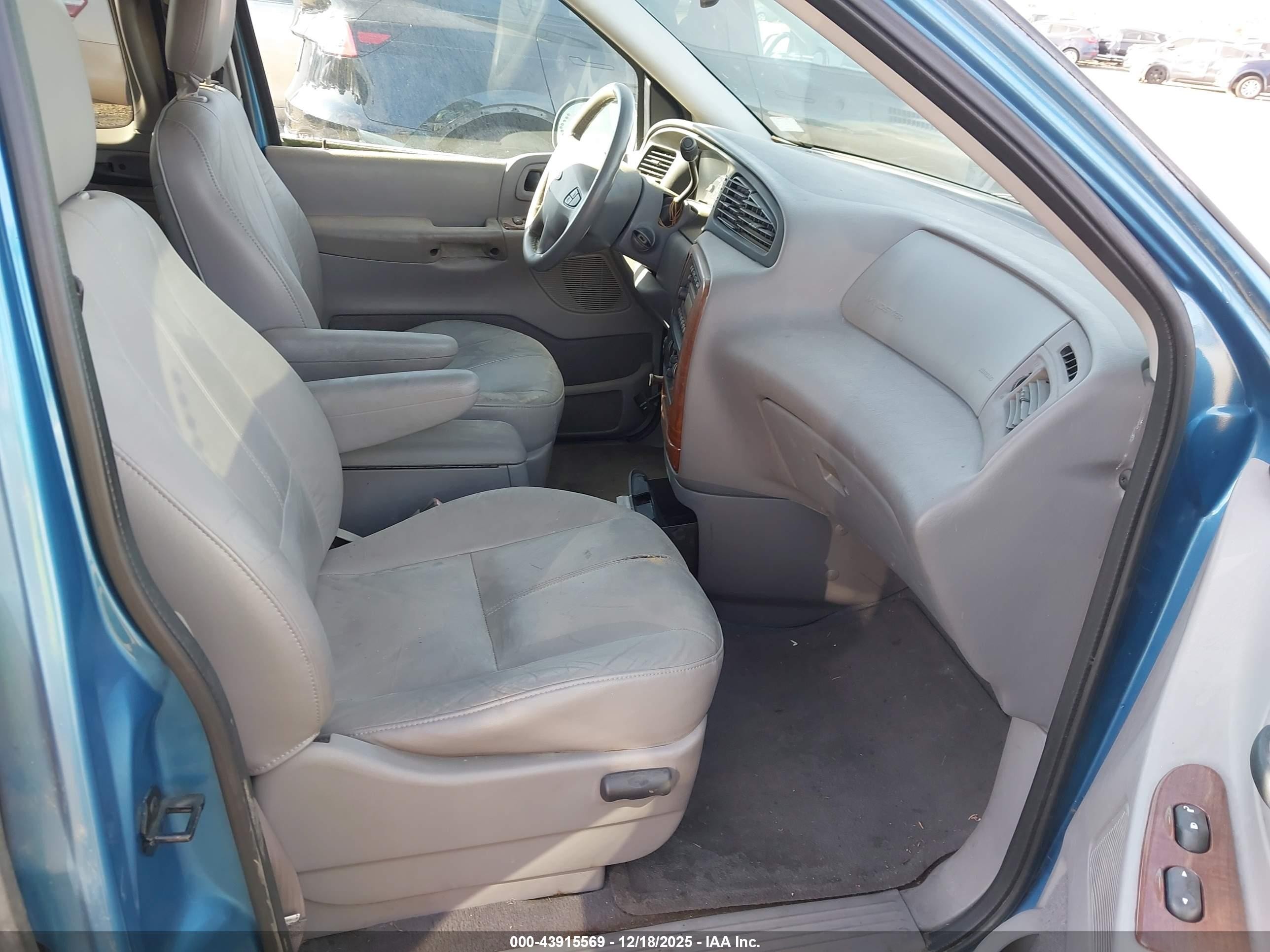 2001 Ford Windstar Sel Blue vin: 2FMZA53491BA93192