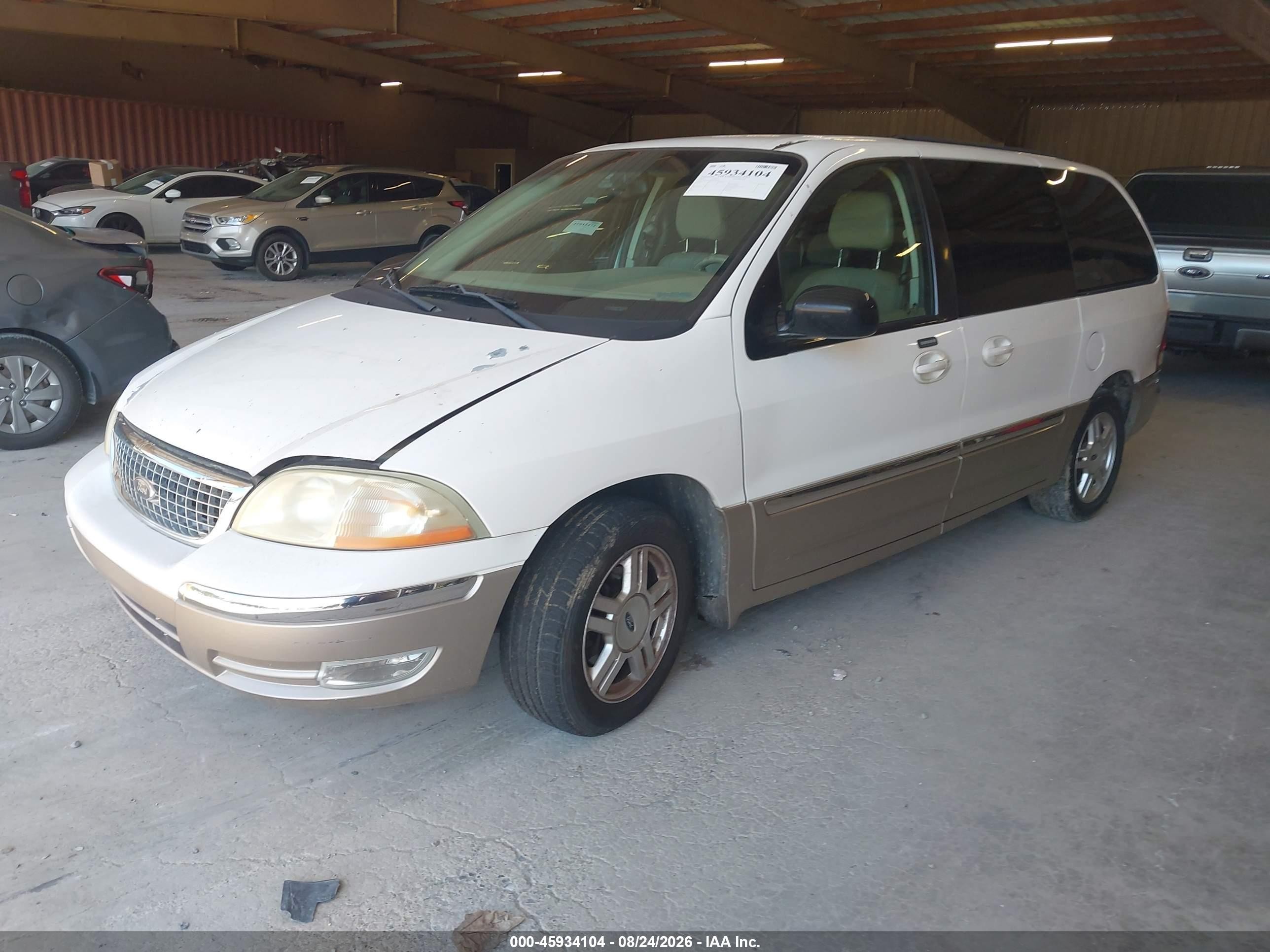 2002 Ford Windstar Sel White vin: 2FMZA534X2BA24464