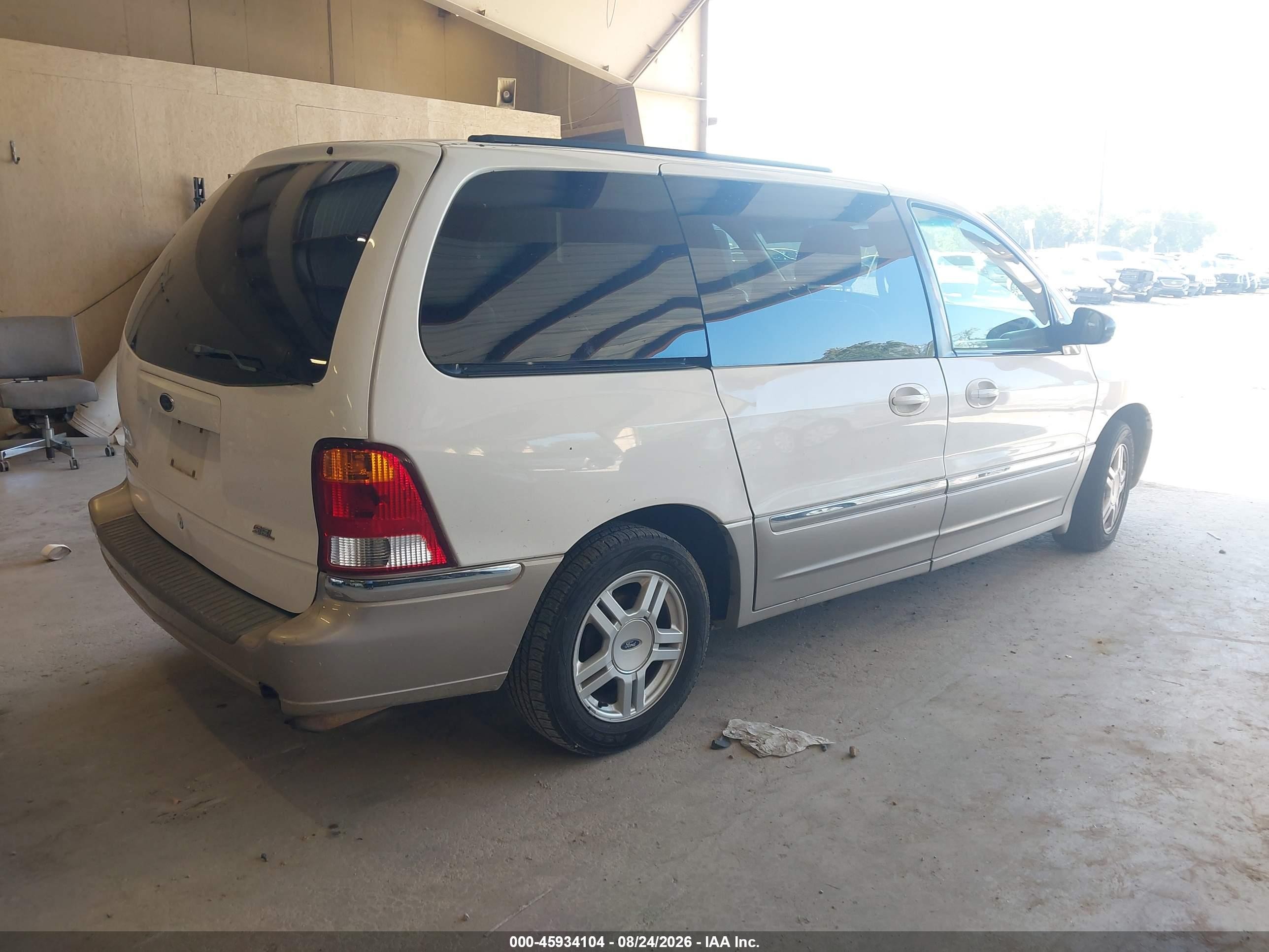 2002 Ford Windstar Sel White vin: 2FMZA534X2BA24464
