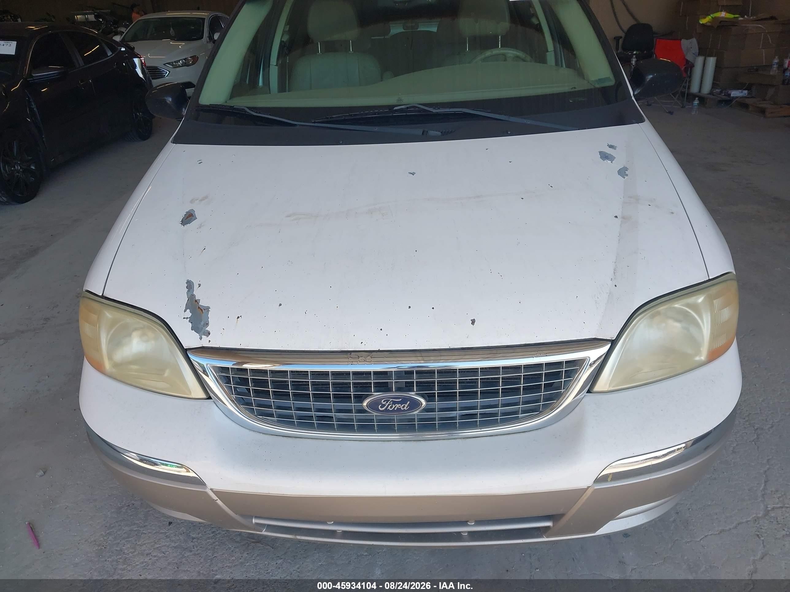 2002 Ford Windstar Sel White vin: 2FMZA534X2BA24464