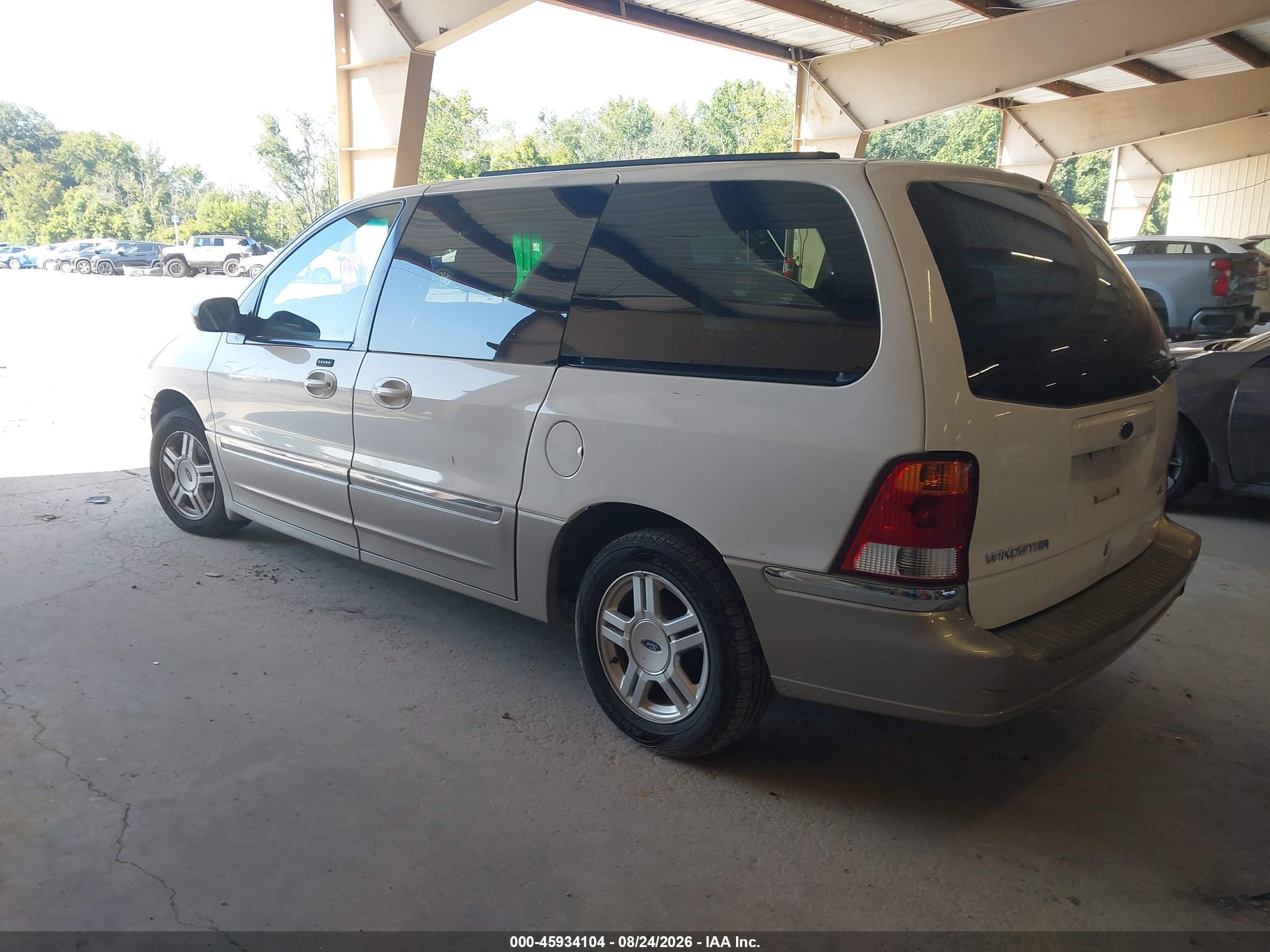2002 Ford Windstar Sel White vin: 2FMZA534X2BA24464