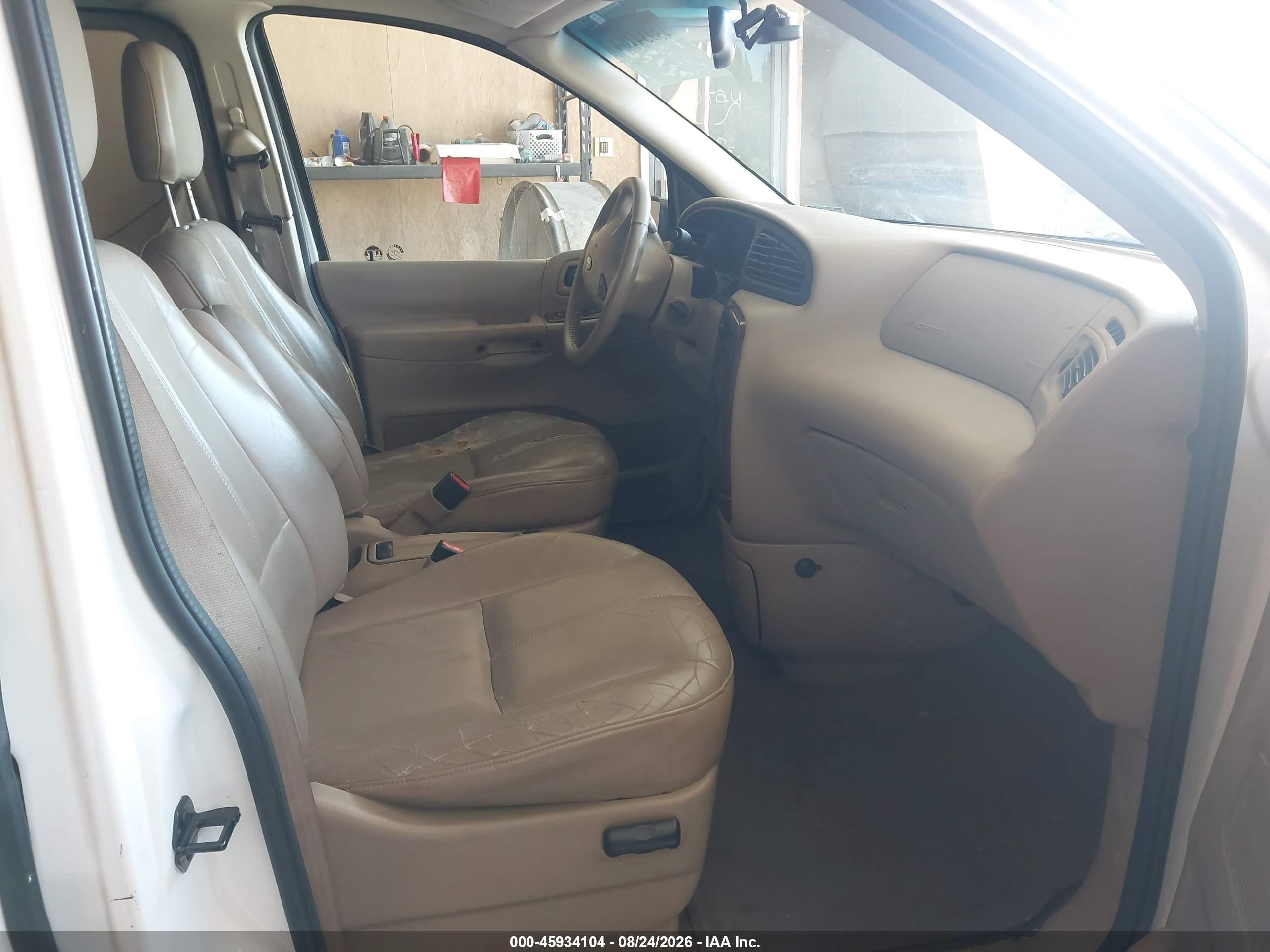 2002 Ford Windstar Sel White vin: 2FMZA534X2BA24464