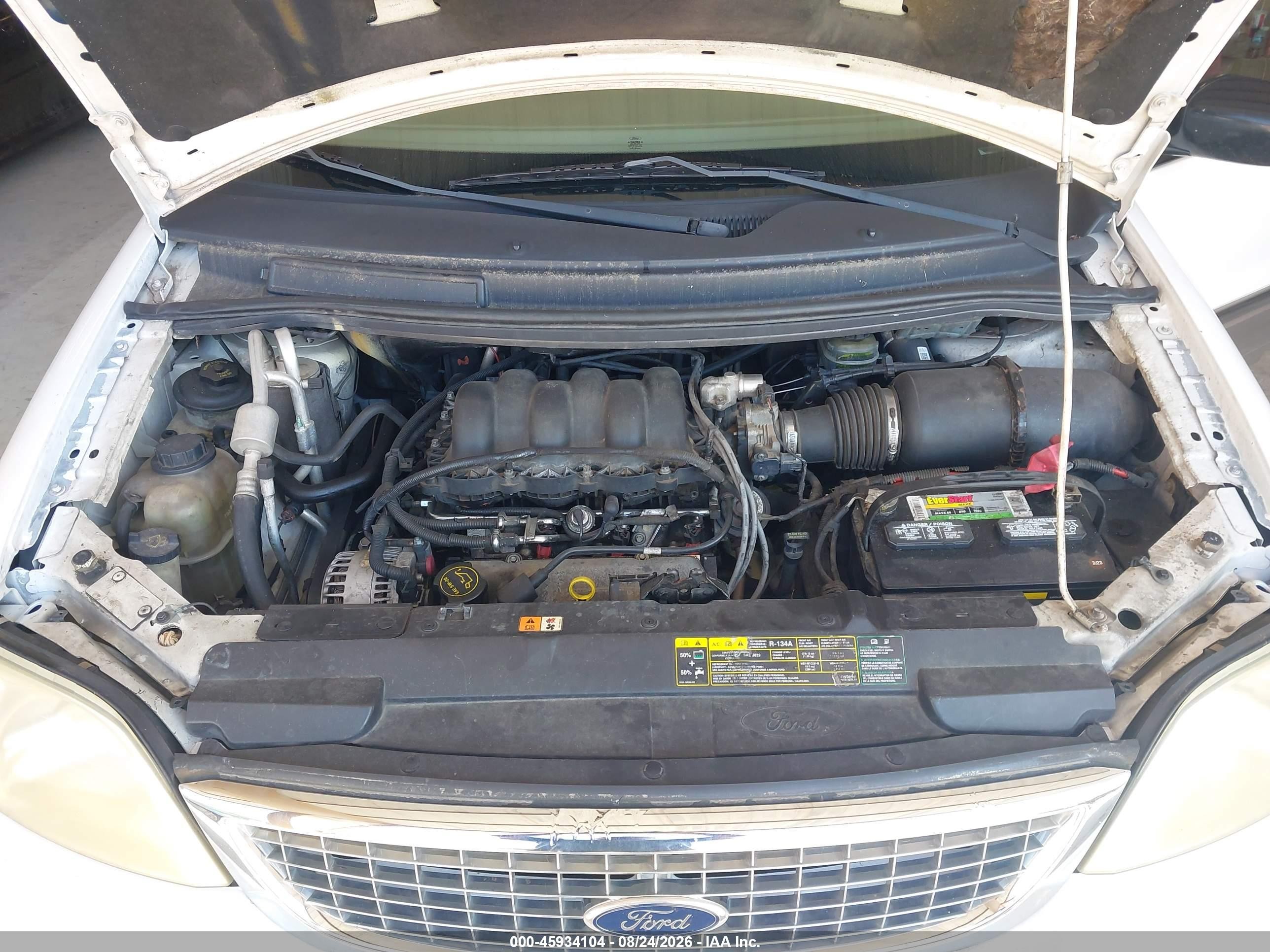 2002 Ford Windstar Sel White vin: 2FMZA534X2BA24464