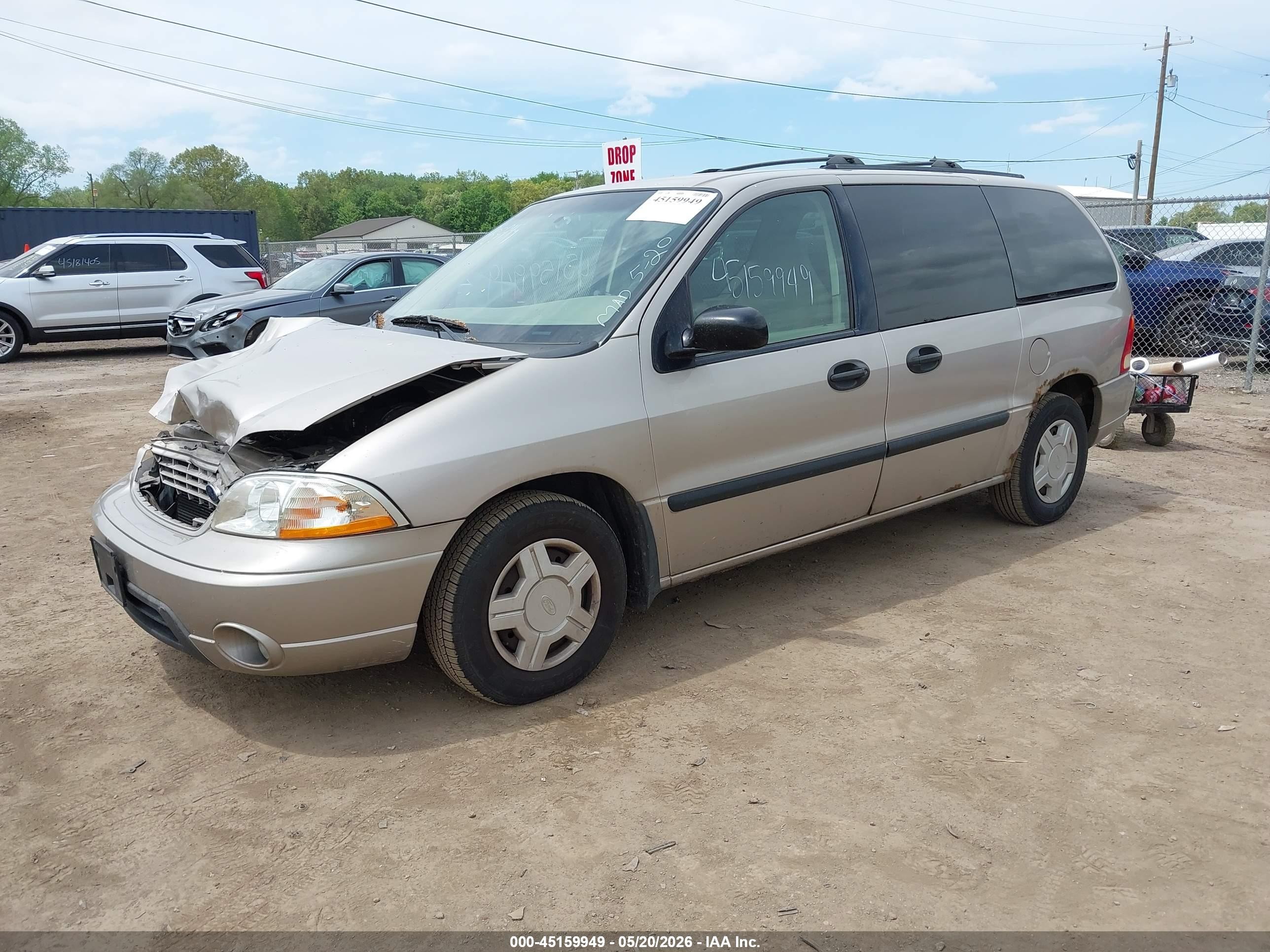 2003 Ford Windstar Lx Pewter vin: 2FMZA55473BB21118