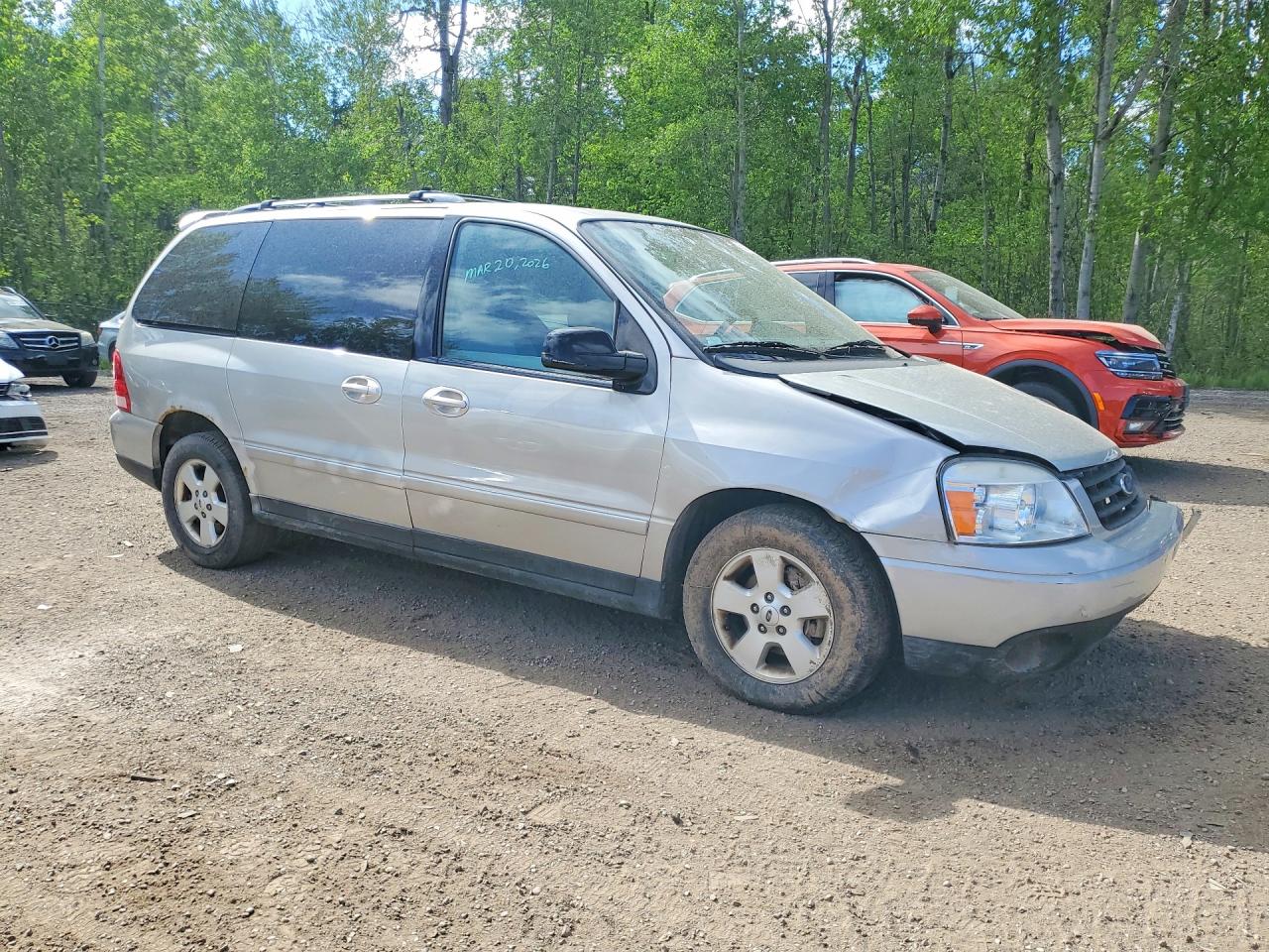 2004 Ford Freestar Ses Silver vin: 2FMZA57264BB09507