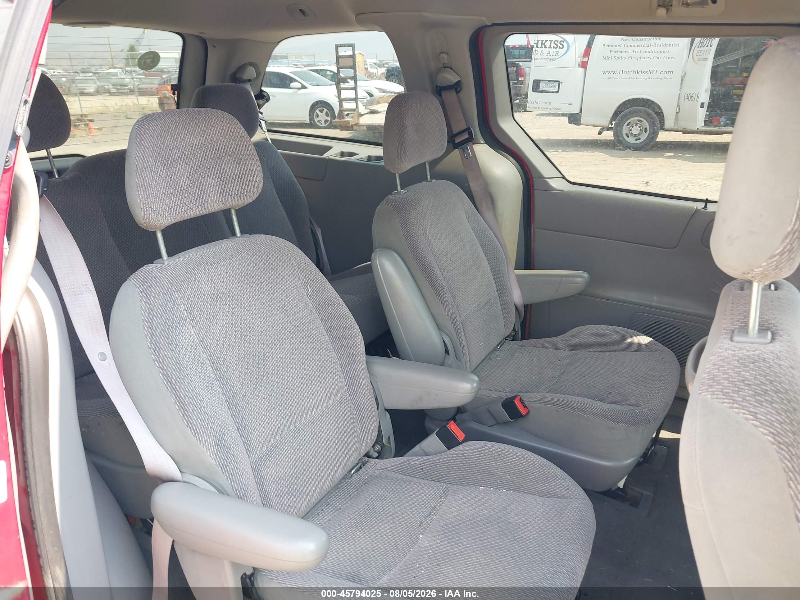 2001 Ford Windstar Se Sport Red vin: 2FMZA57481BC03515