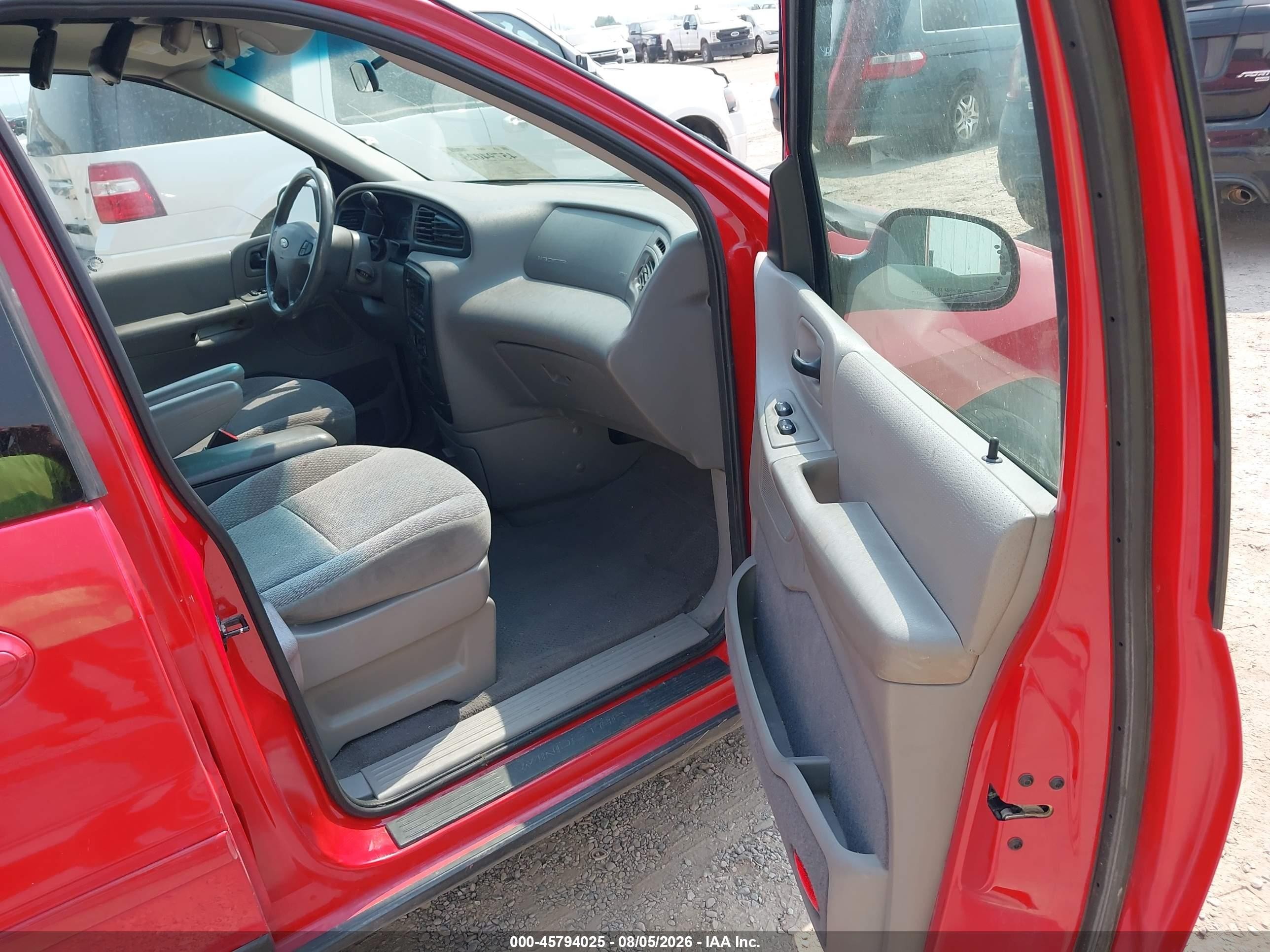 2001 Ford Windstar Se Sport Red vin: 2FMZA57481BC03515