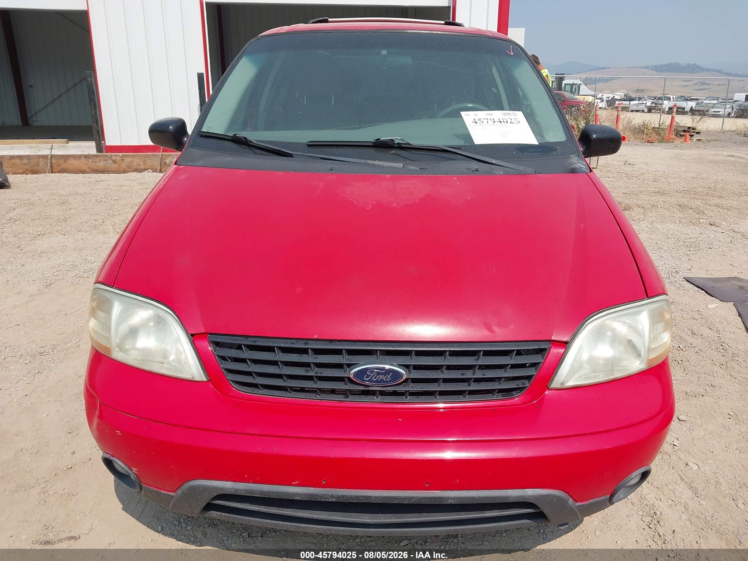 2001 Ford Windstar Se Sport Red vin: 2FMZA57481BC03515