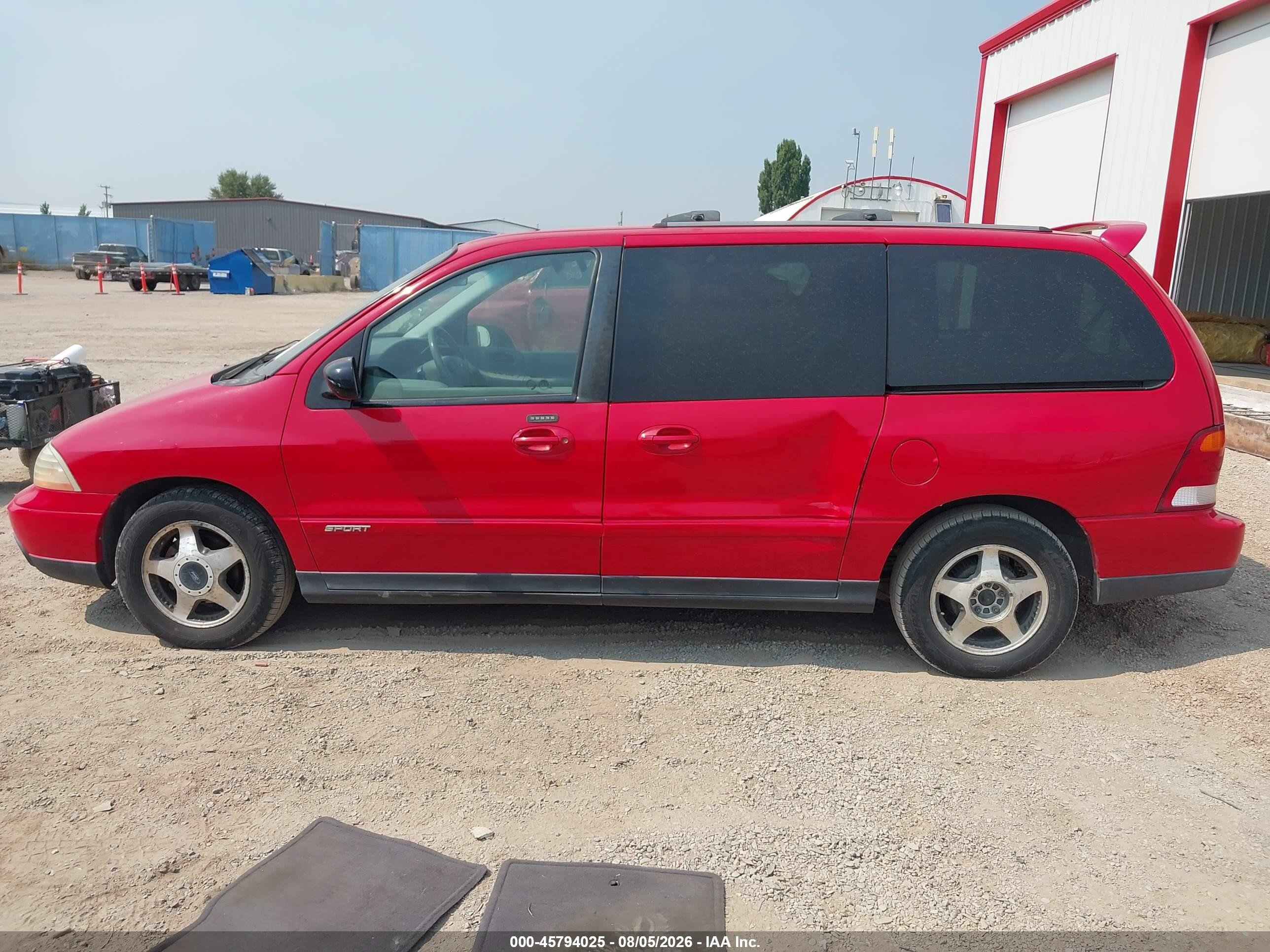 2001 Ford Windstar Se Sport Red vin: 2FMZA57481BC03515