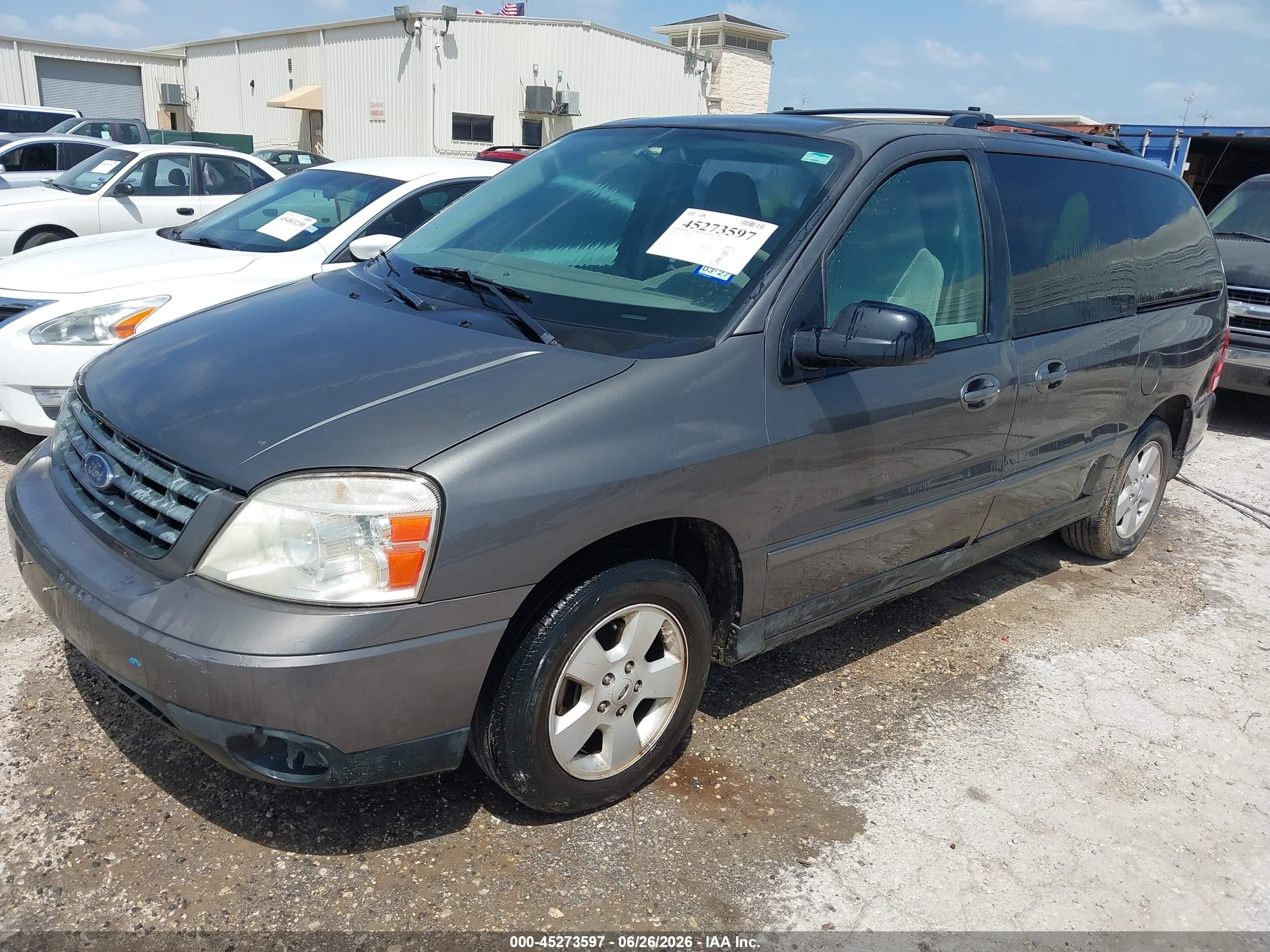 2005 Ford Freestar Ses Gray vin: 2FMZA57615BA53383