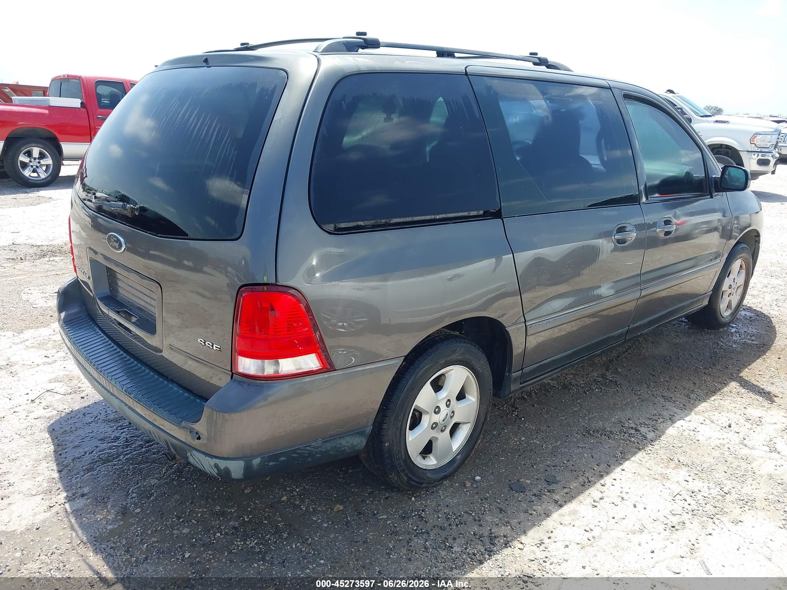 2005 Ford Freestar Ses Gray vin: 2FMZA57615BA53383