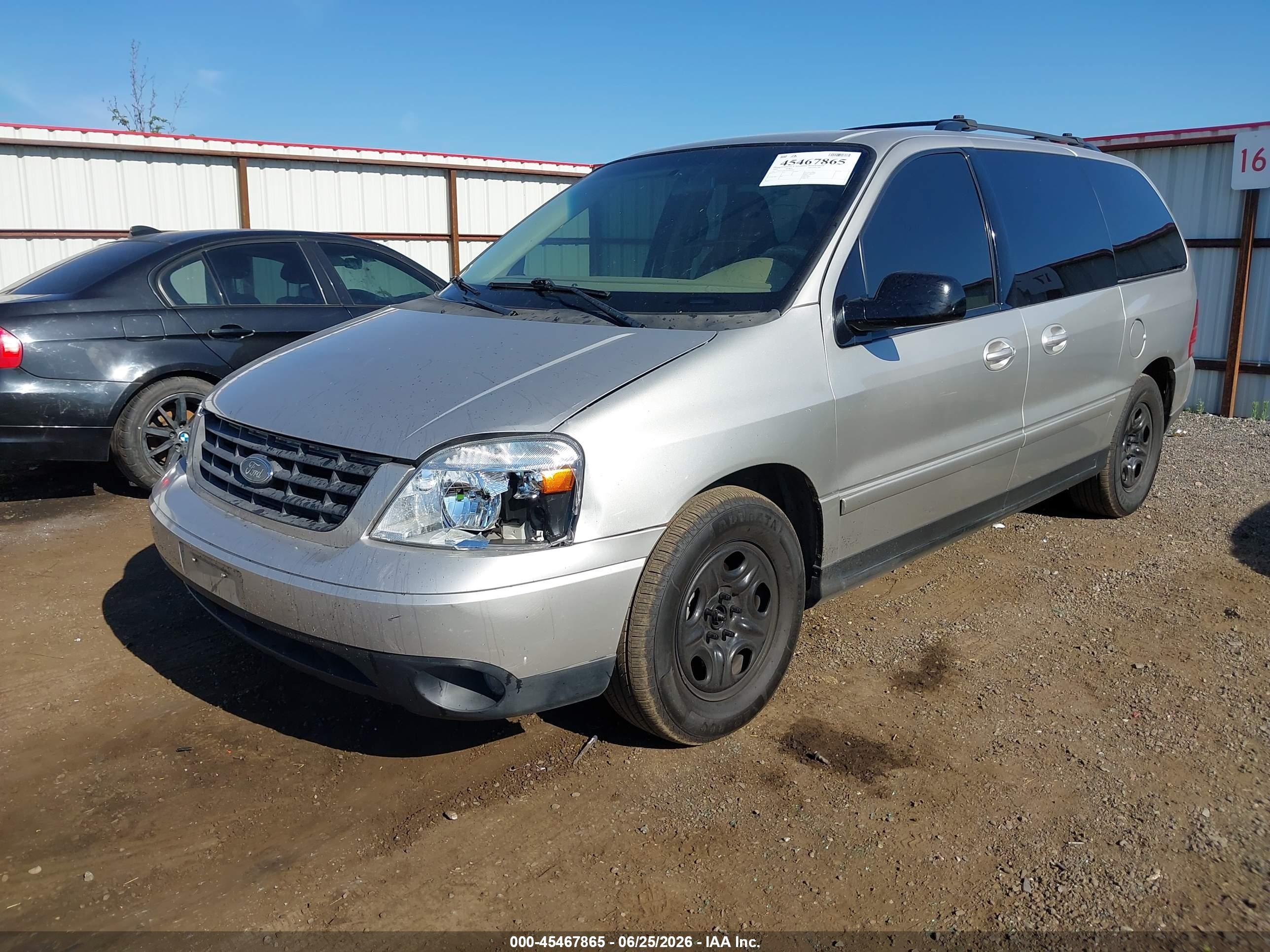 2005 Ford Freestar Ses Silver vin: 2FMZA57675BA86078