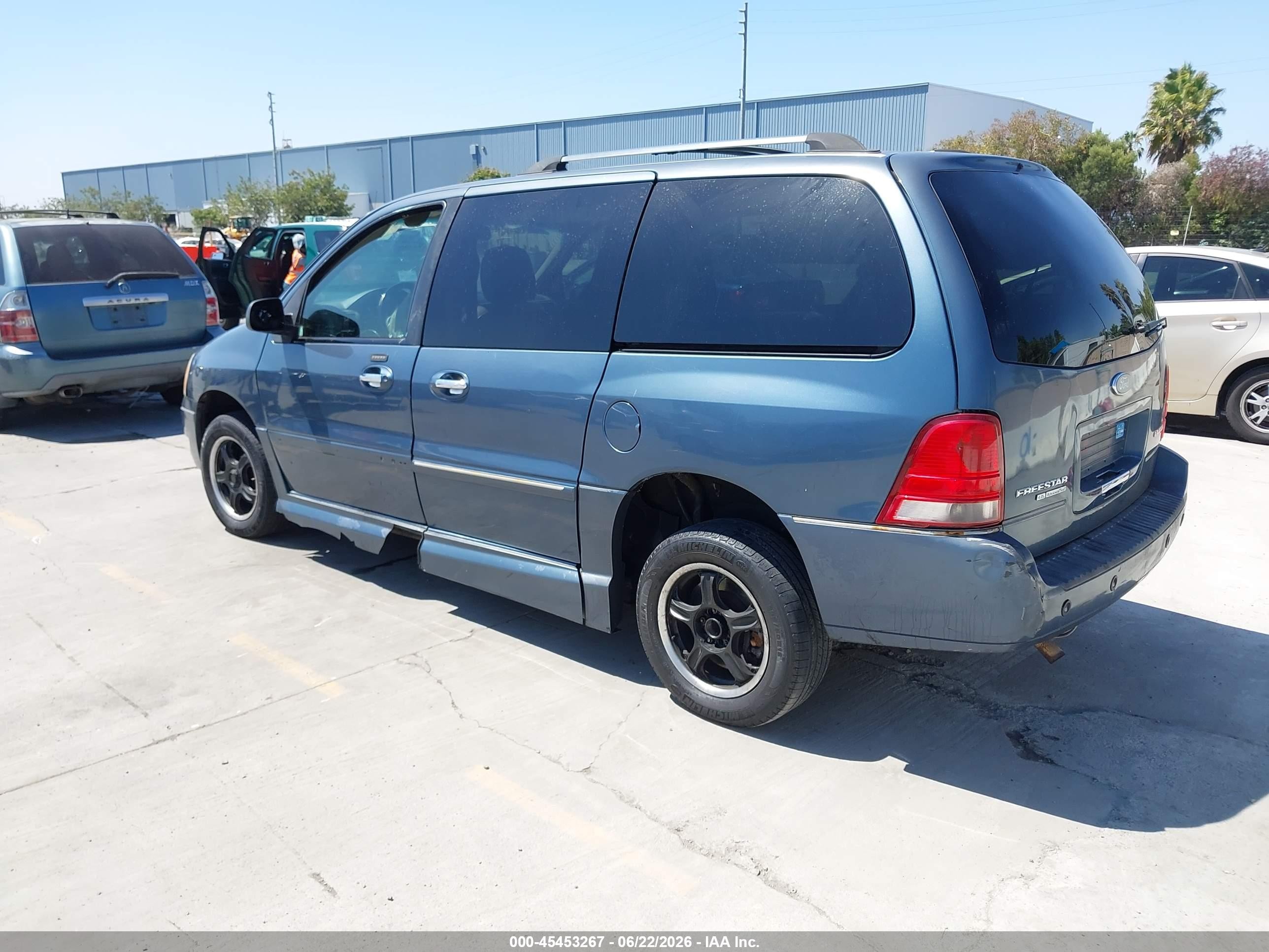 2006 Ford Freestar Limited Blue vin: 2FMZA58236BA48442