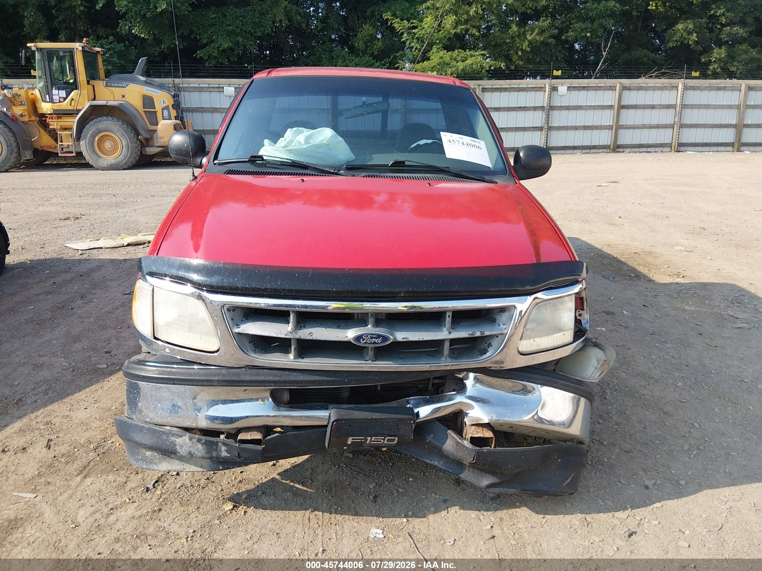 1997 Ford F-150 Lariat/xl/xlt Red vin: 2FTDF07W9VCA79369