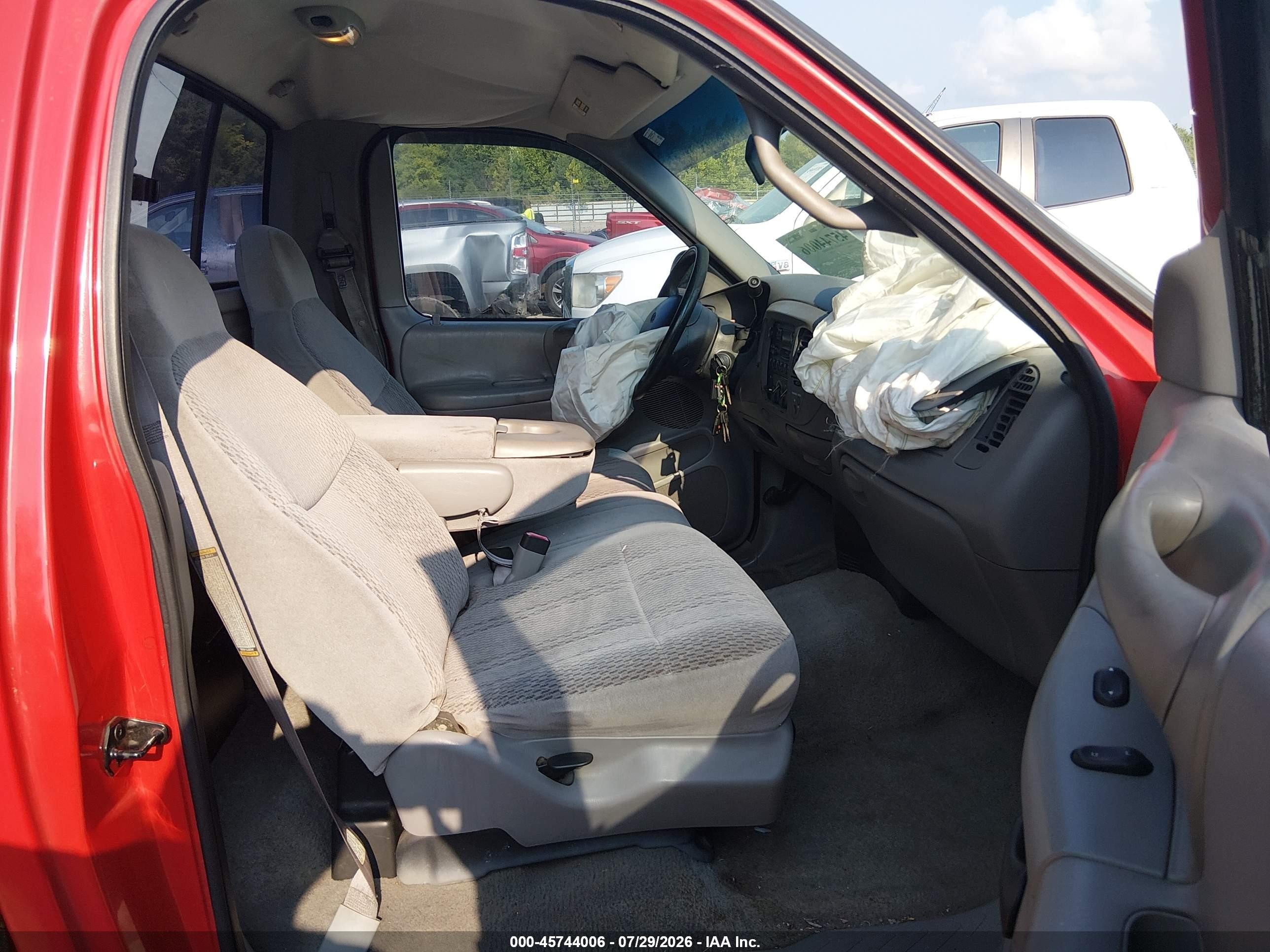 1997 Ford F-150 Lariat/xl/xlt Red vin: 2FTDF07W9VCA79369