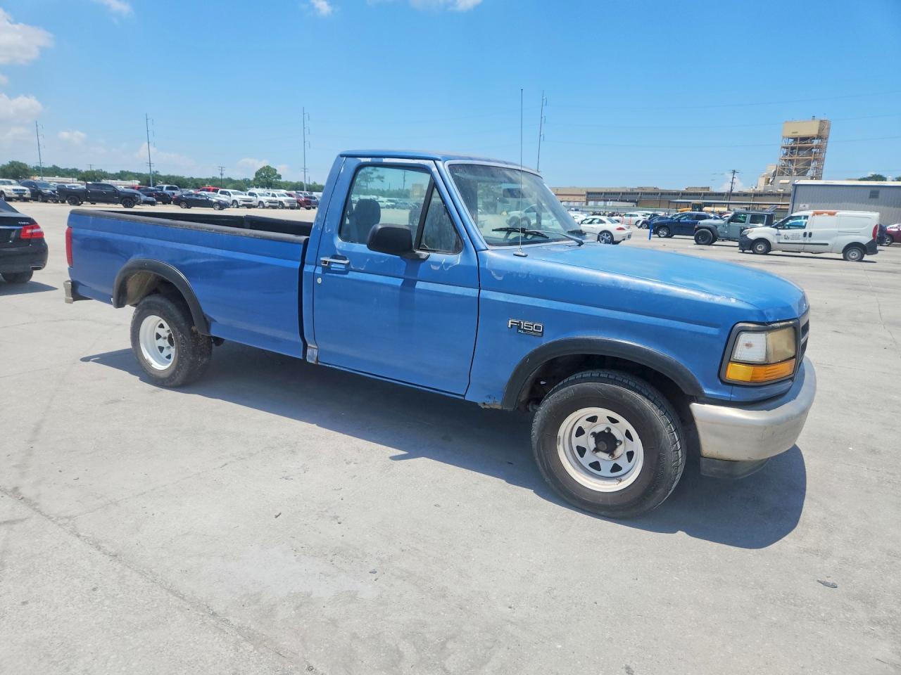 1993 Ford F-150 Blue vin: 2FTDF15N4PCB03502