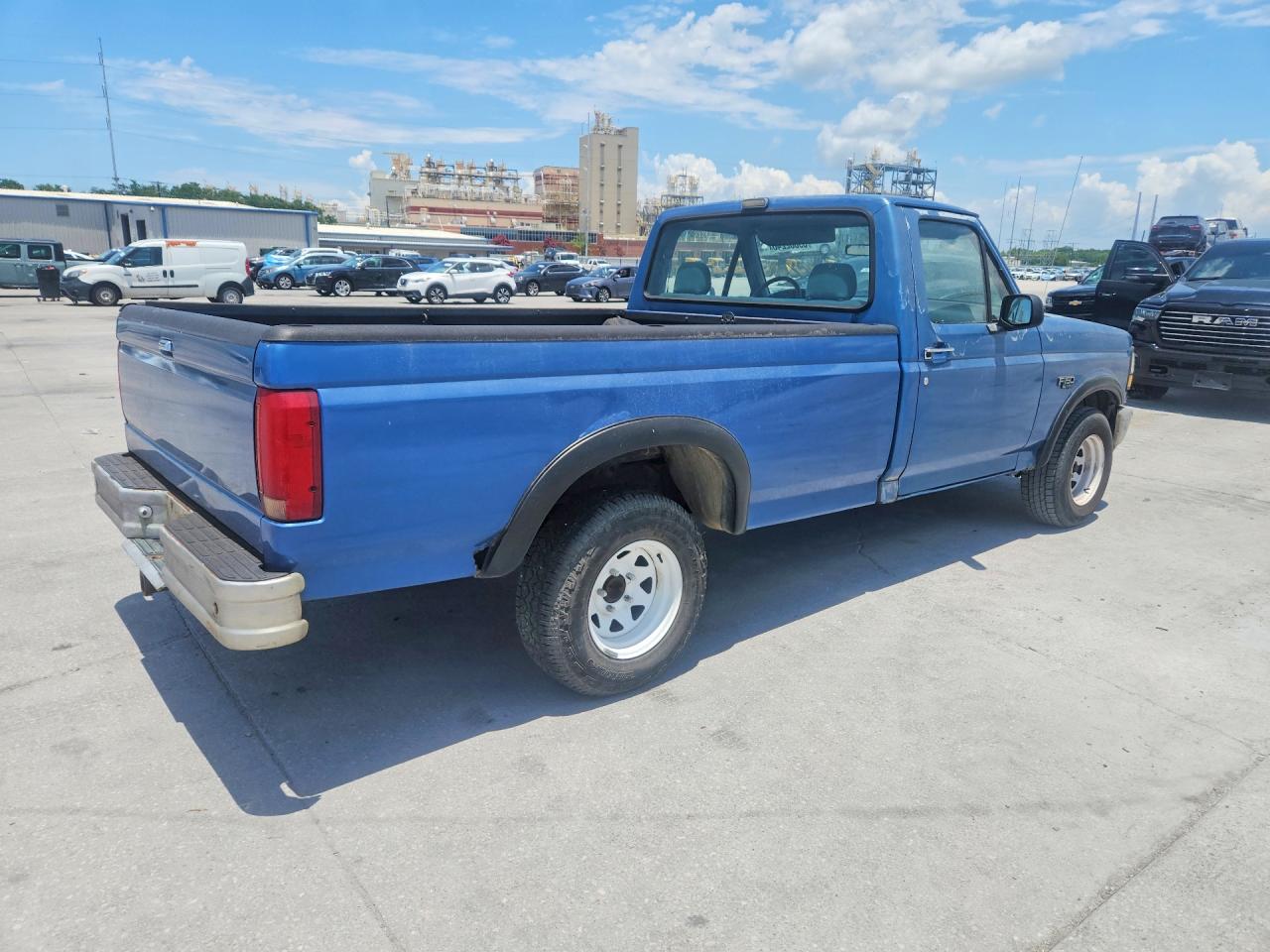 1993 Ford F-150 Blue vin: 2FTDF15N4PCB03502