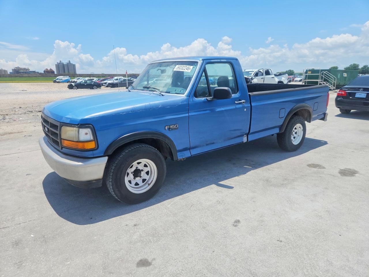 1993 Ford F-150 Blue vin: 2FTDF15N4PCB03502