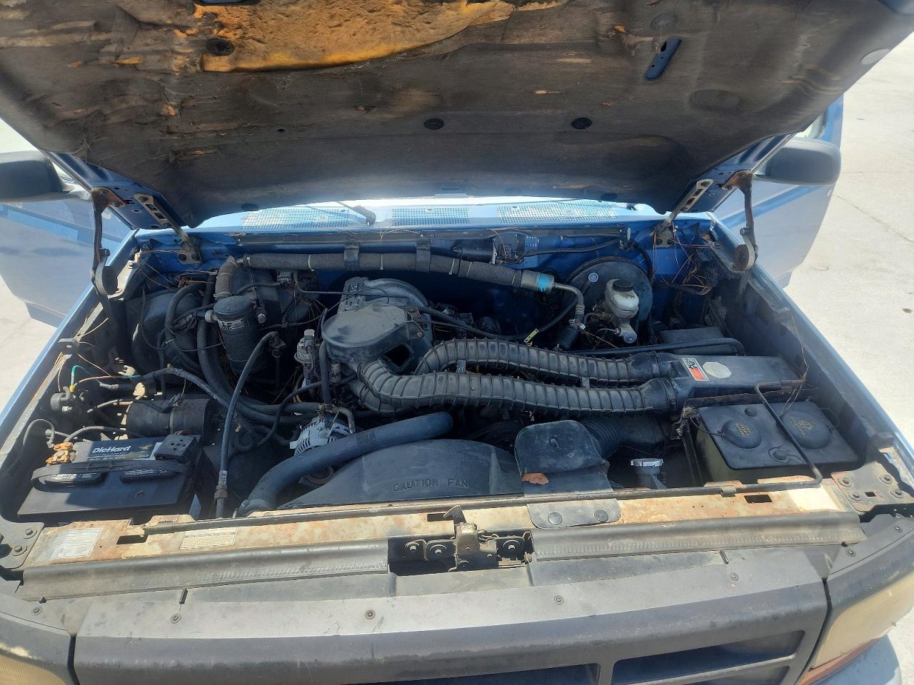1993 Ford F-150 Blue vin: 2FTDF15N4PCB03502