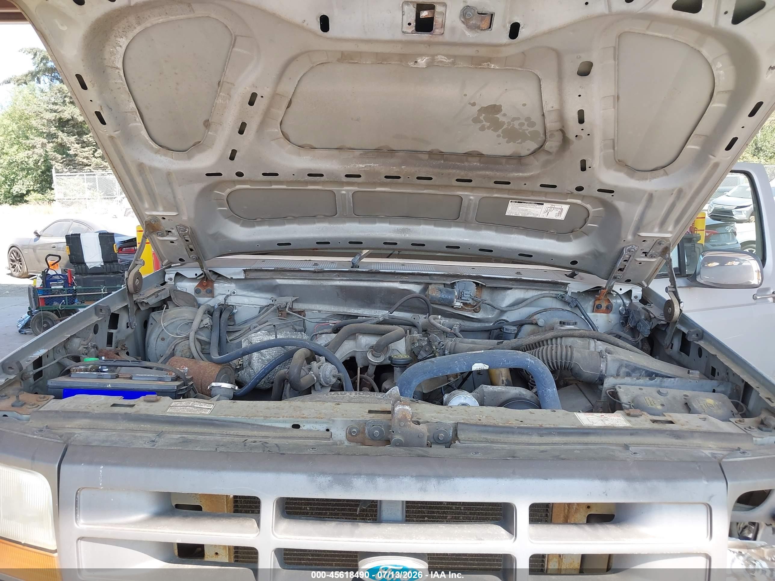 1993 Ford F150 Gray vin: 2FTDF15Y9PCA61886
