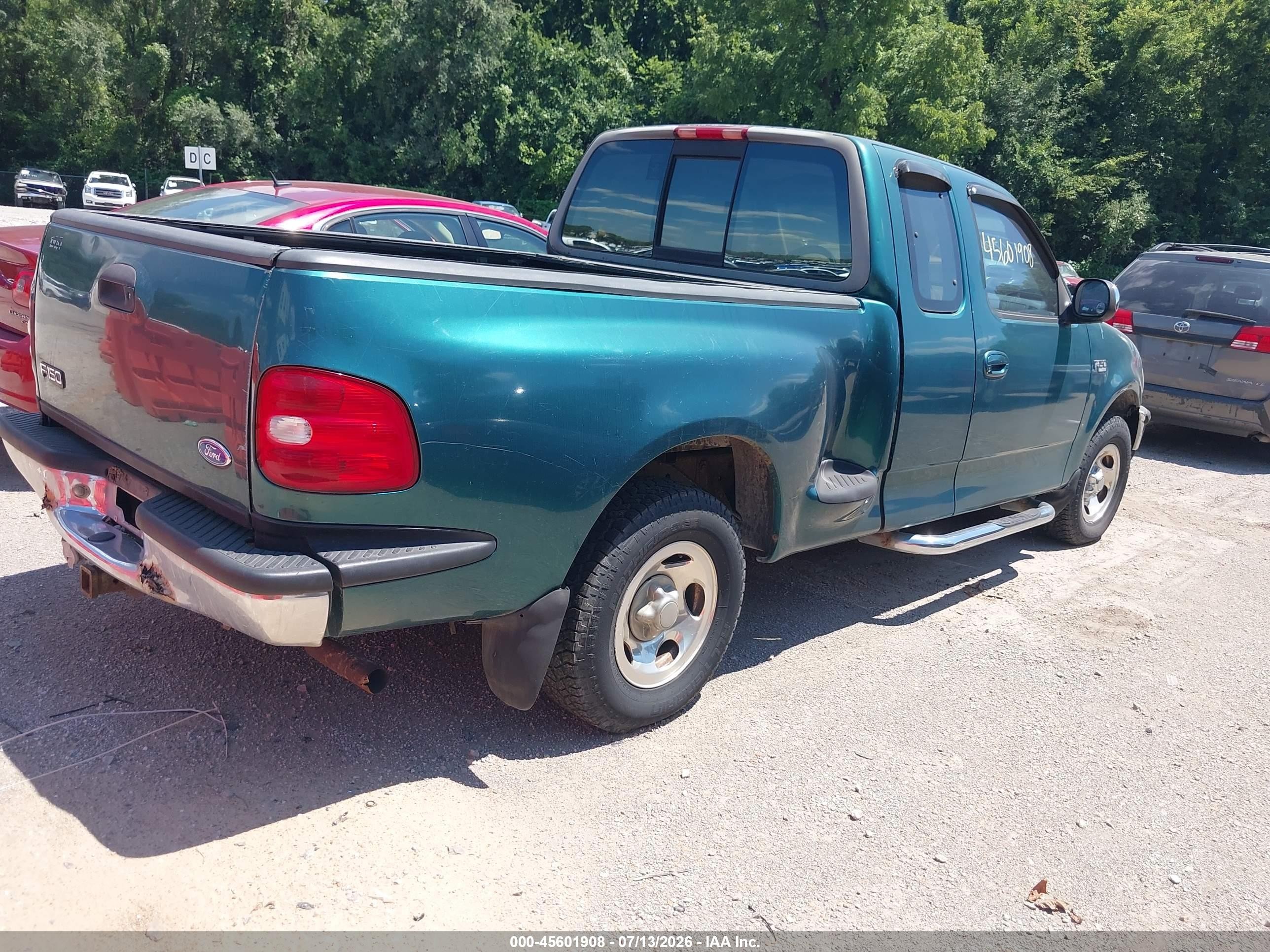 1997 Ford F-150 Xl/xlt Green vin: 2FTDX0724VCA33054