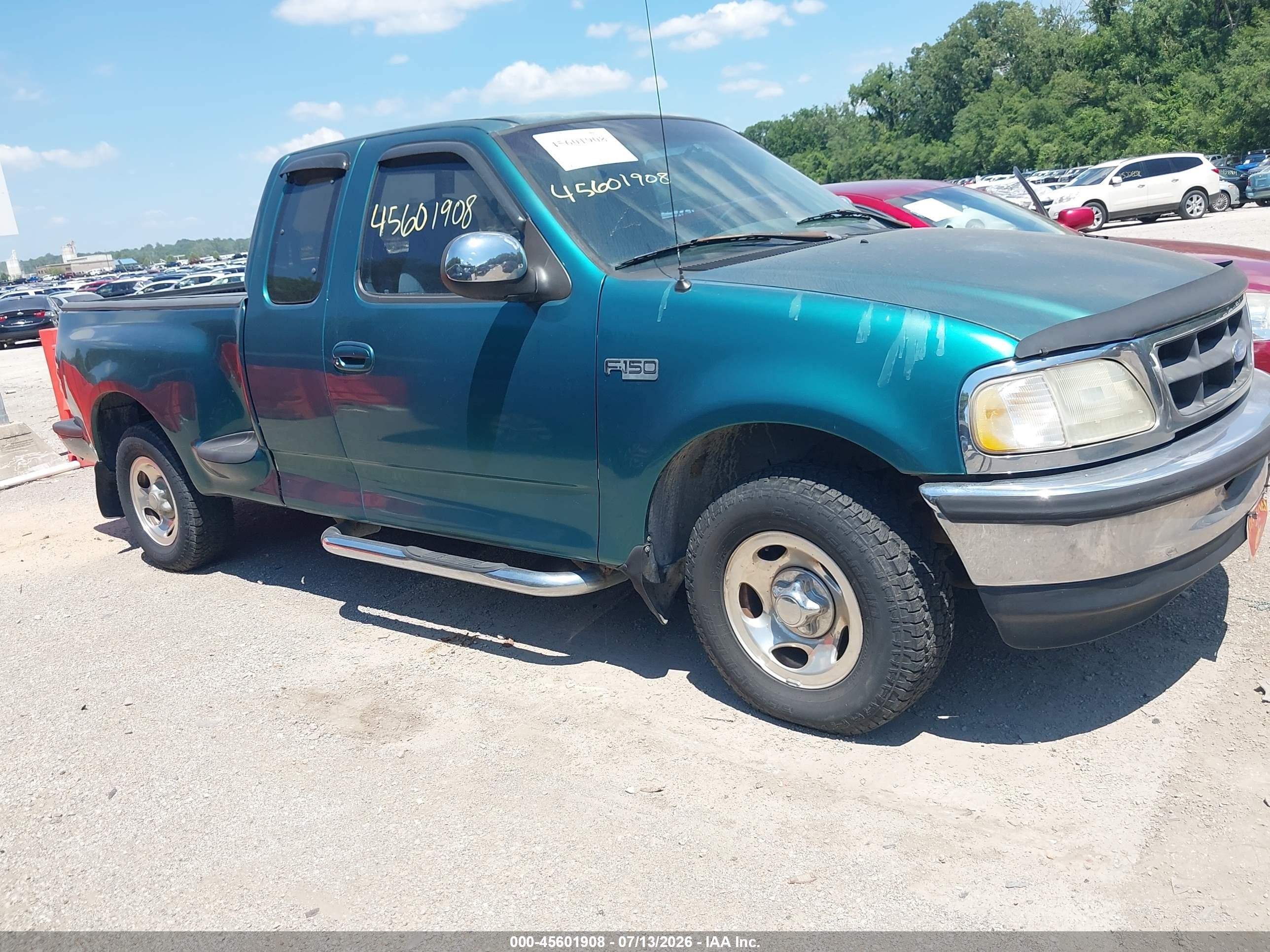1997 Ford F-150 Xl/xlt Green vin: 2FTDX0724VCA33054