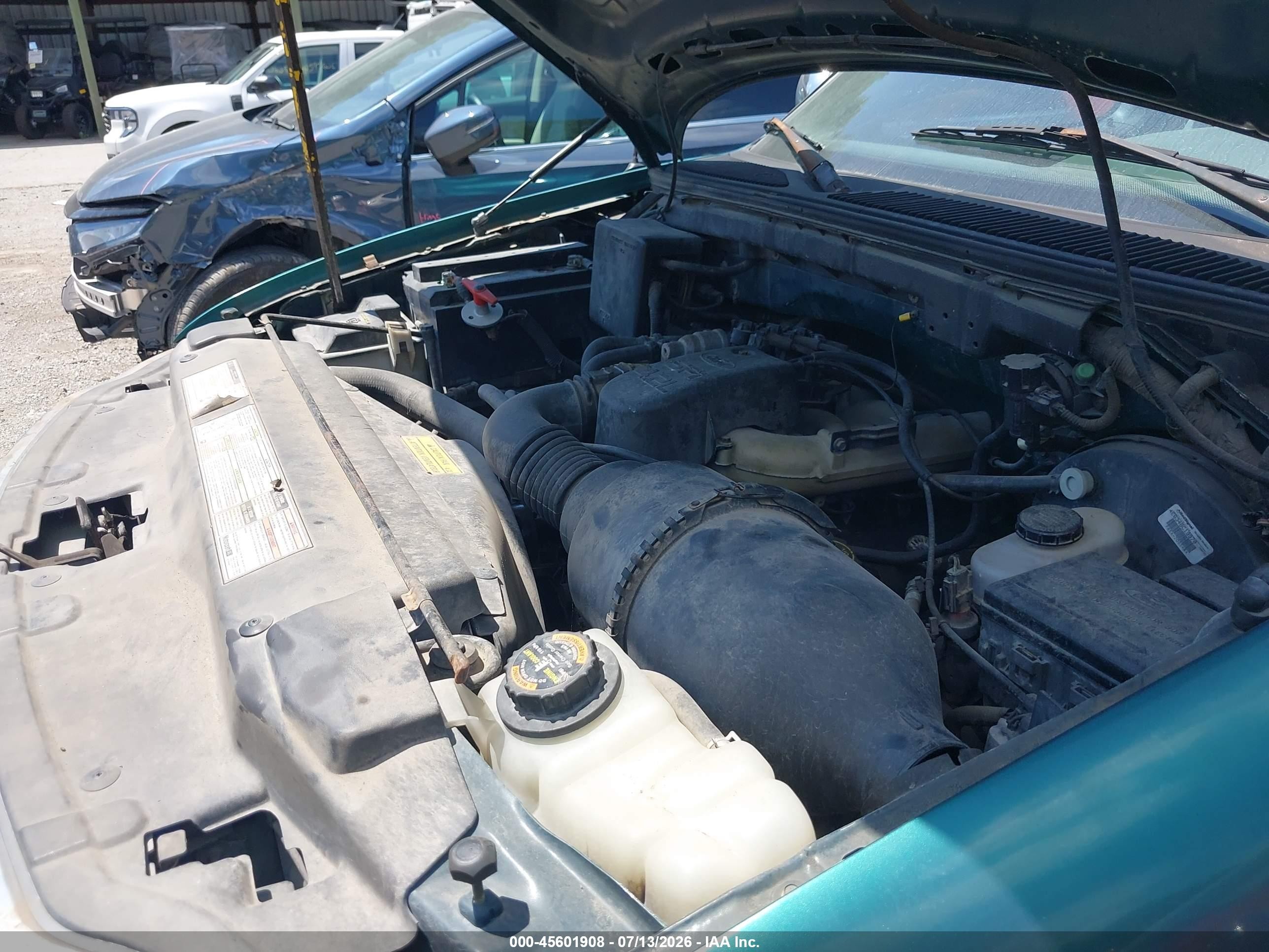 1997 Ford F-150 Xl/xlt Green vin: 2FTDX0724VCA33054