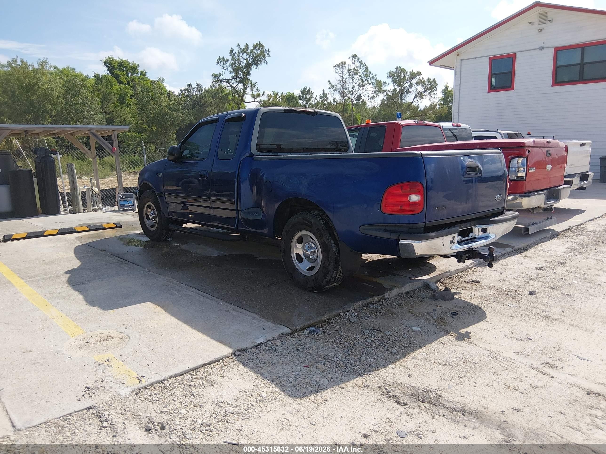 1997 Ford F-150 Lariat/xl/xlt Blue vin: 2FTDX0760VCA34530