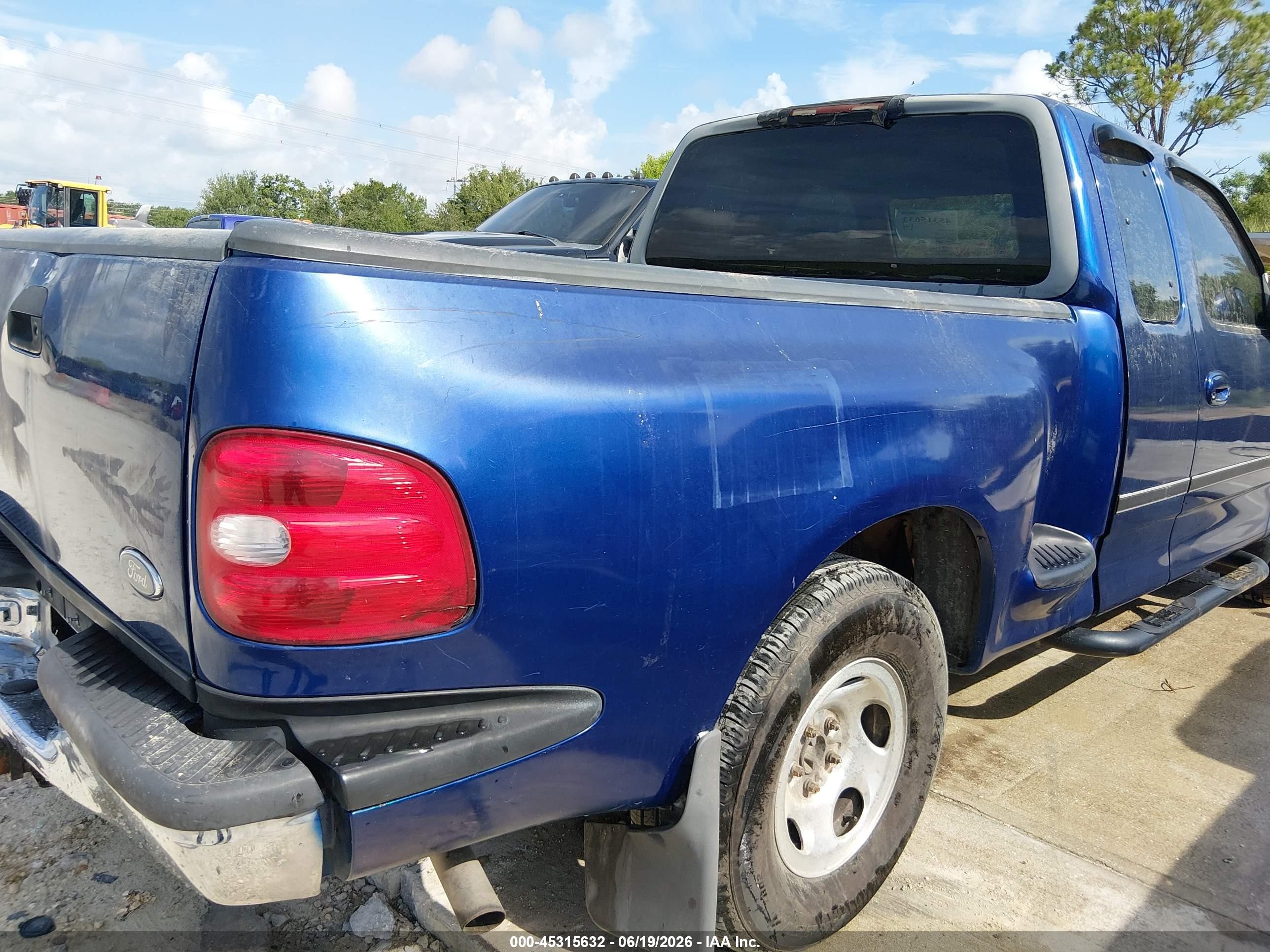 1997 Ford F-150 Lariat/xl/xlt Blue vin: 2FTDX0760VCA34530
