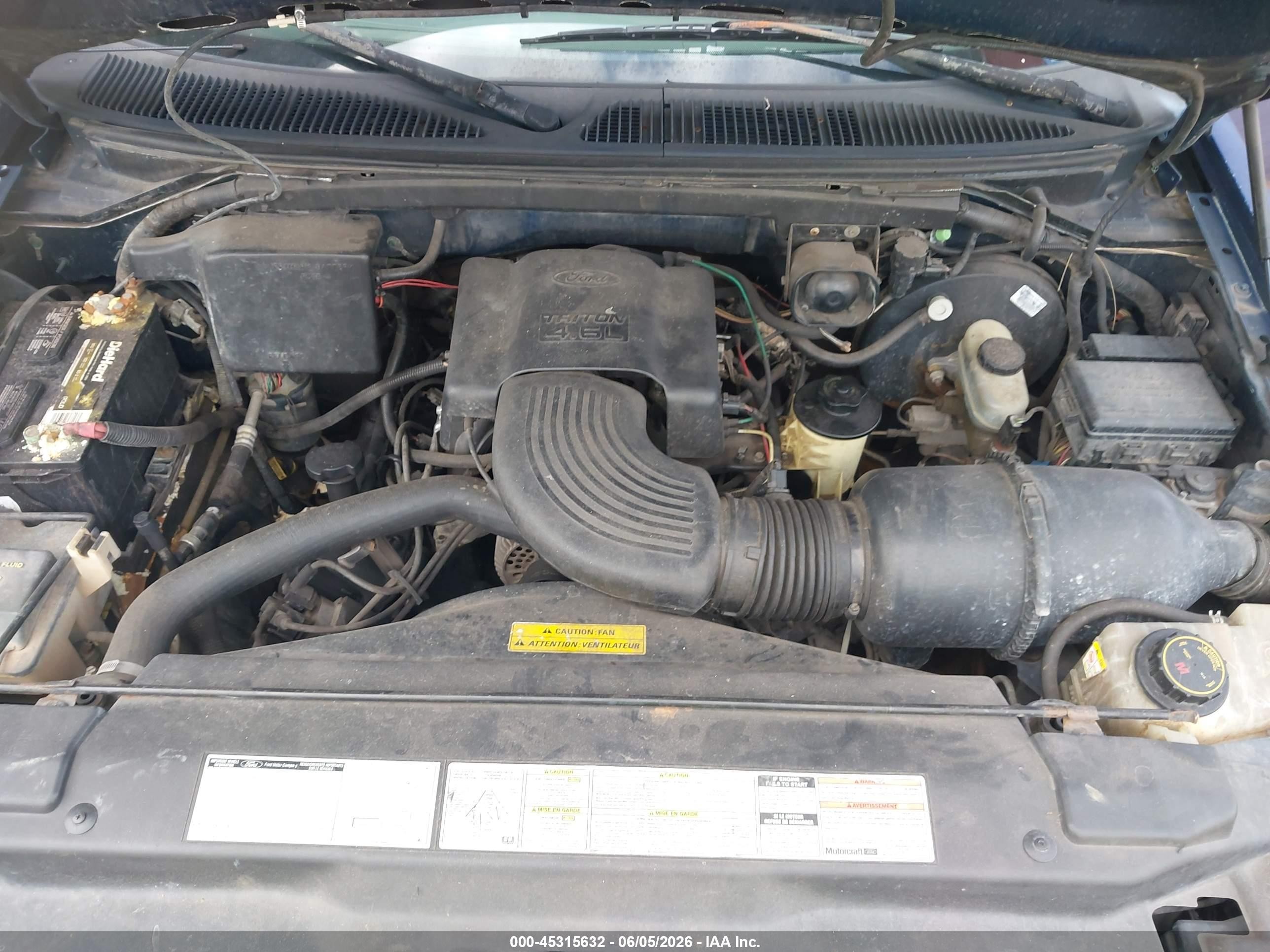 1997 Ford F-150 Lariat/xl/xlt Blue vin: 2FTDX0760VCA34530