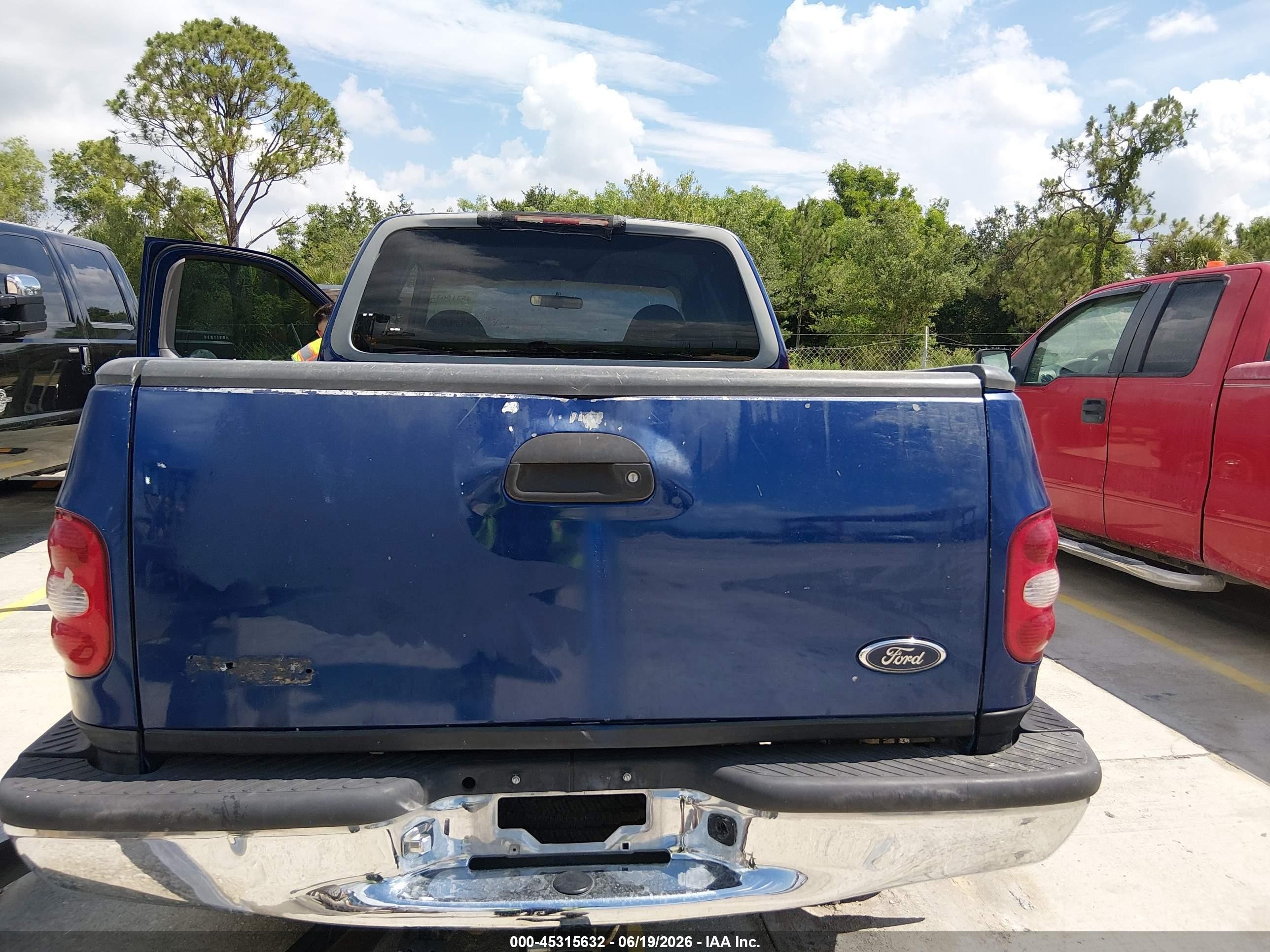 1997 Ford F-150 Lariat/xl/xlt Blue vin: 2FTDX0760VCA34530