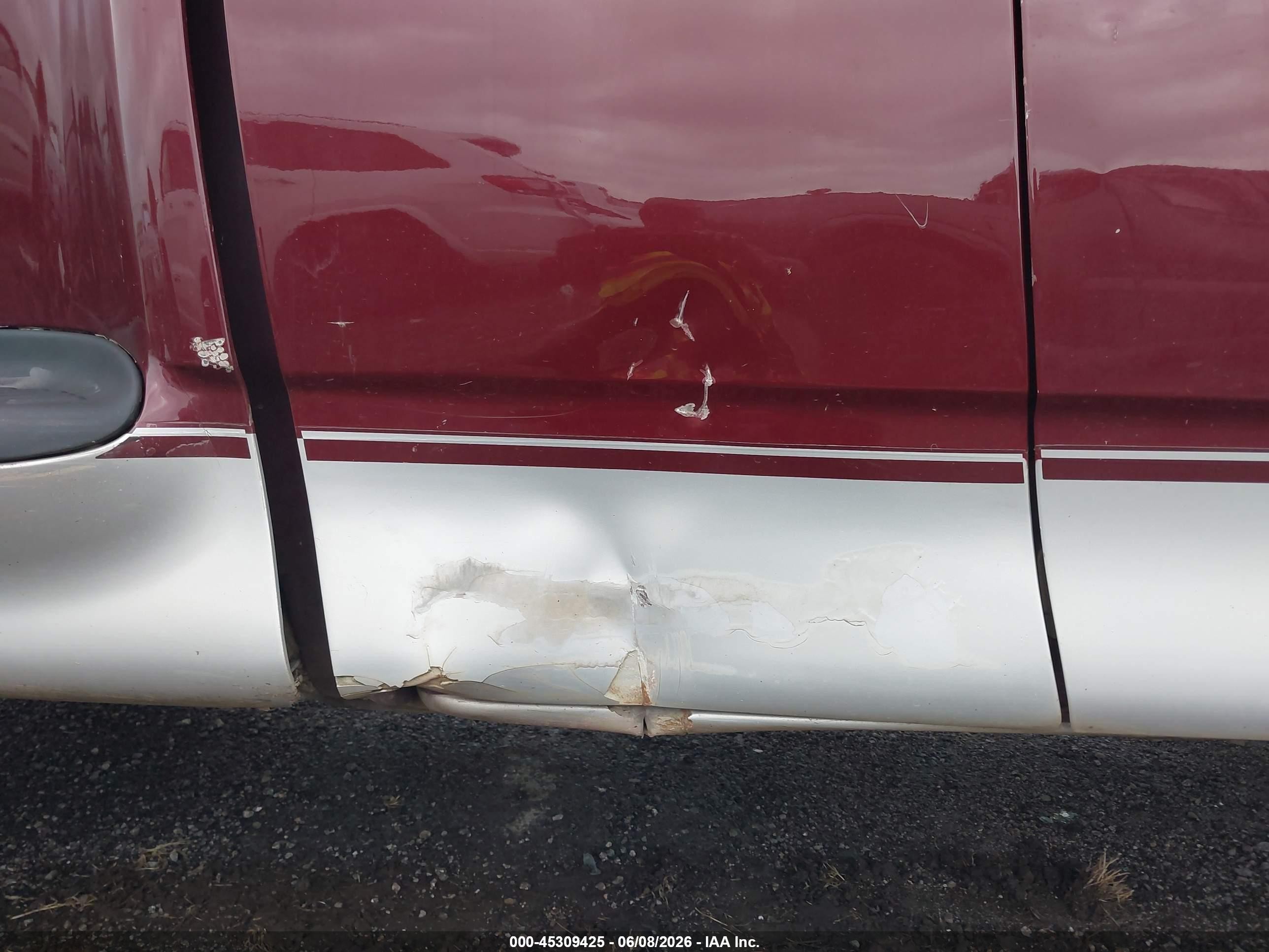 1997 Ford F-150 Lariat/xl/xlt Burgundy vin: 2FTDX08W1VCA41078
