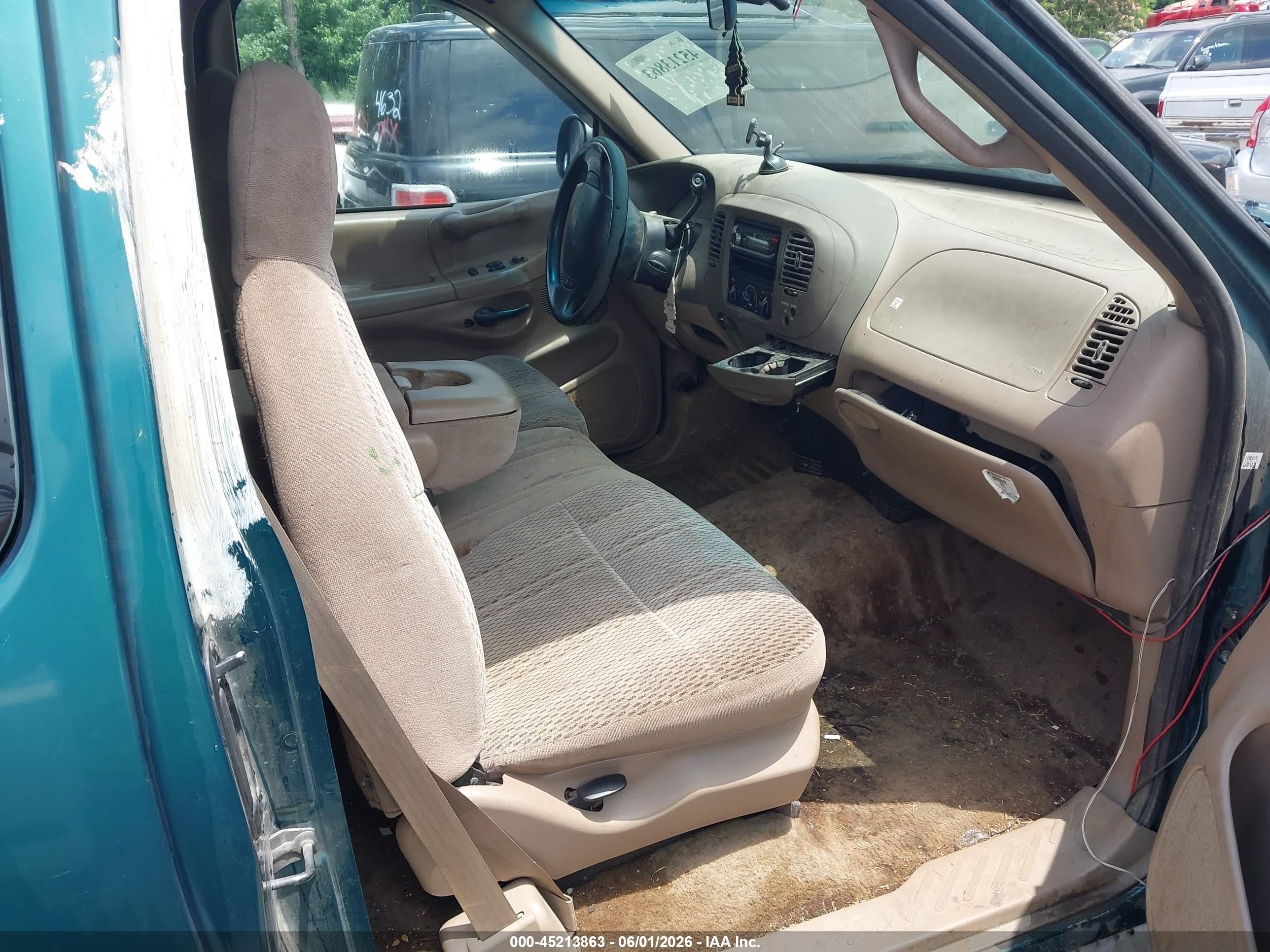 1997 Ford F-150 Standard/xl/xlt Green vin: 2FTDX1729VCA90162