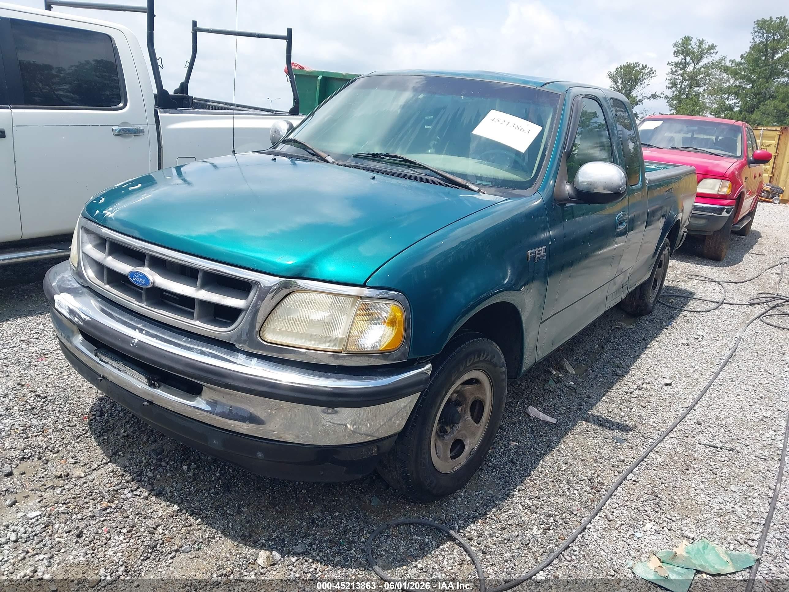 1997 Ford F-150 Standard/xl/xlt Green vin: 2FTDX1729VCA90162