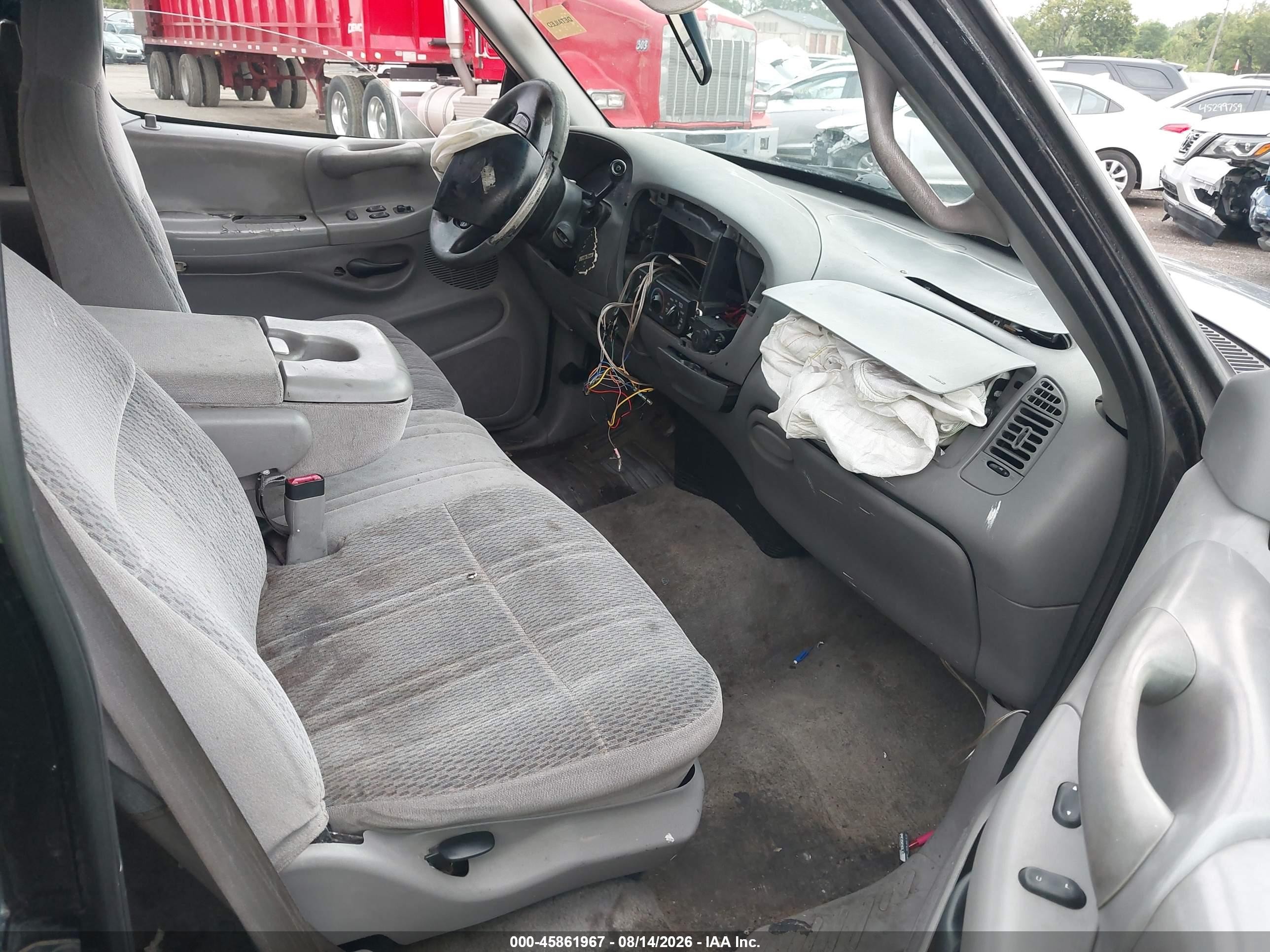 1997 Ford F-150 Standard Lariat/standard/xl/xlt Black vin: 2FTDX1761VCA44084