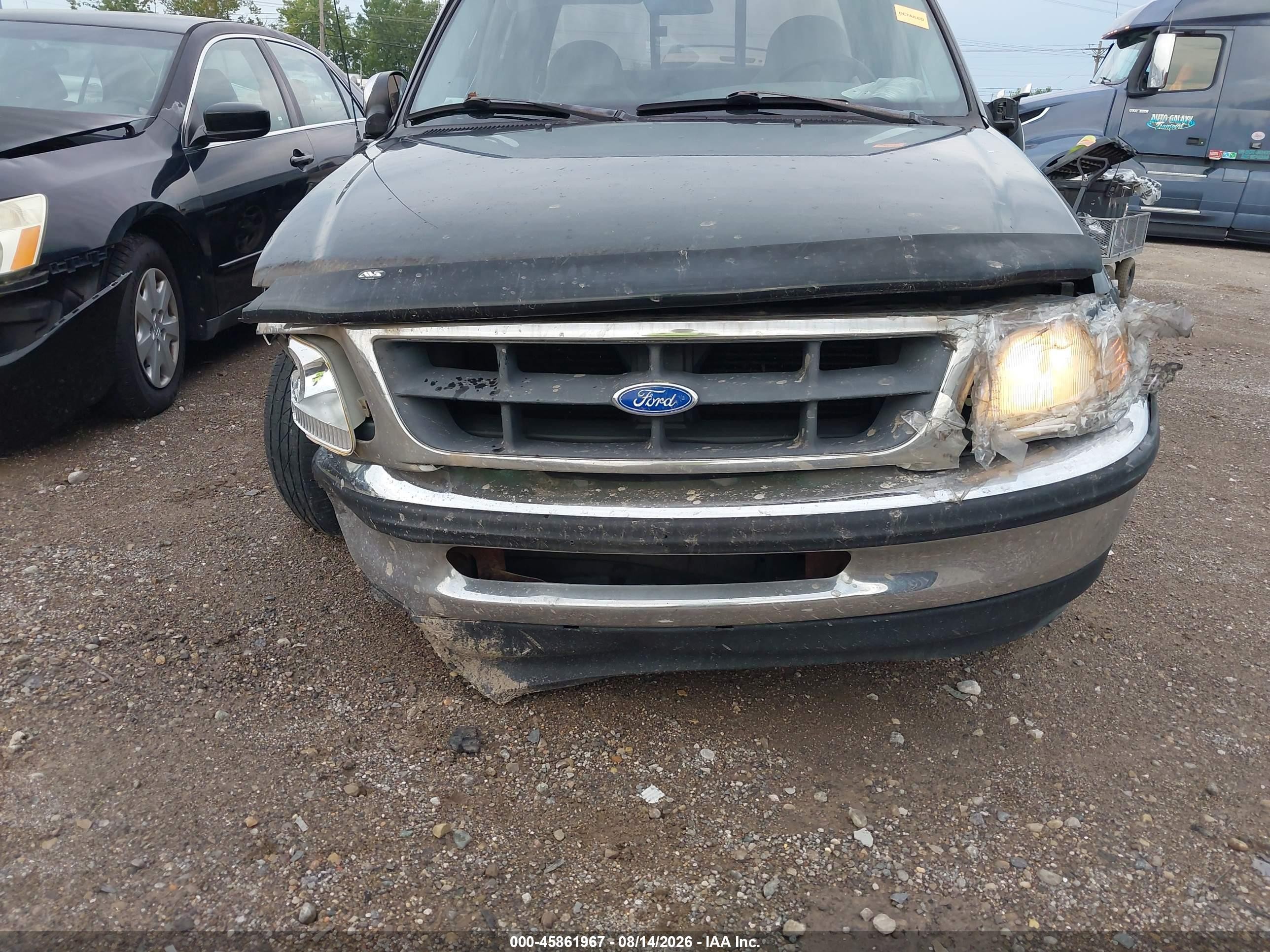 1997 Ford F-150 Standard Lariat/standard/xl/xlt Black vin: 2FTDX1761VCA44084