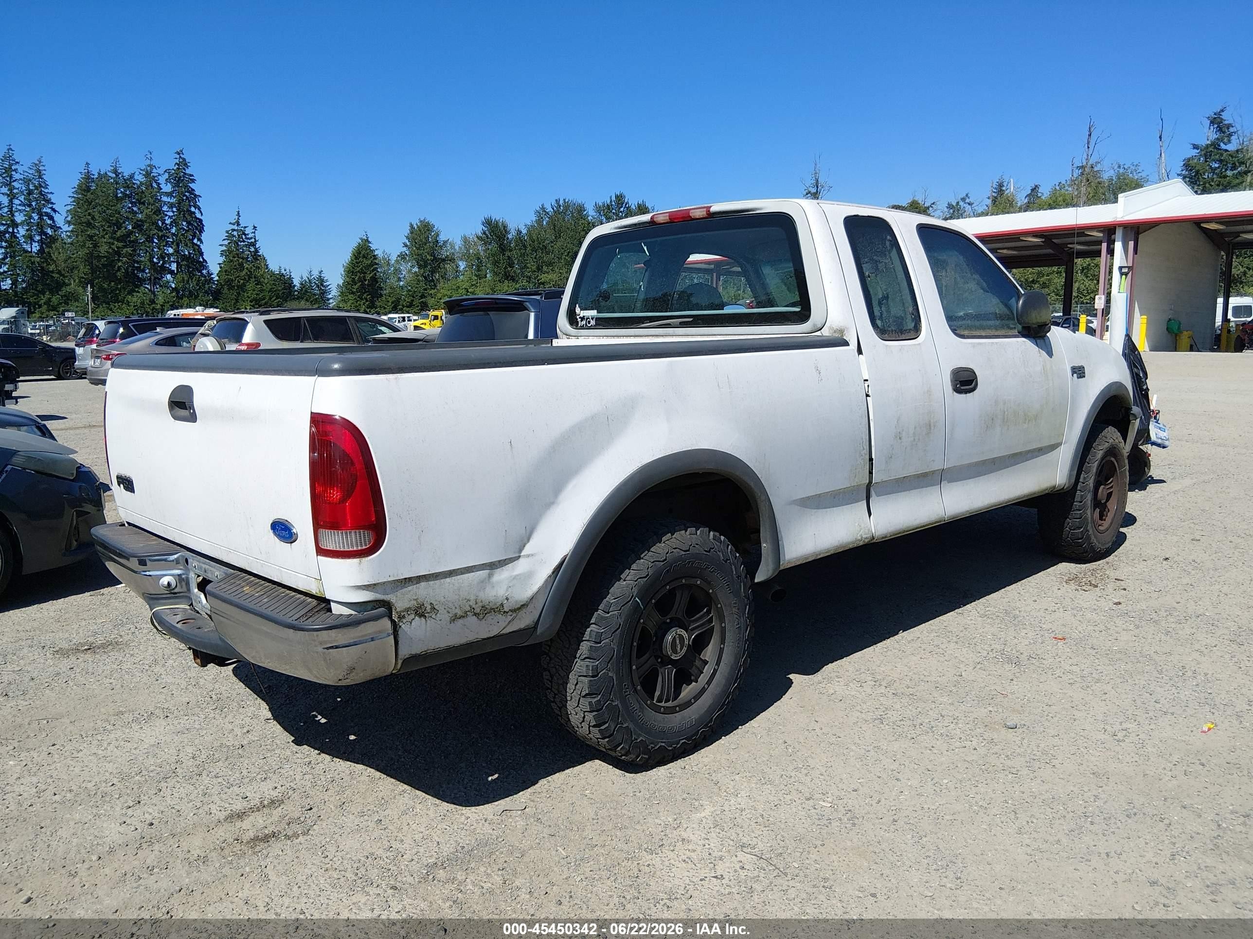 1997 Ford F-150 Lariat/xl/xlt White vin: 2FTDX18W4VCA29500