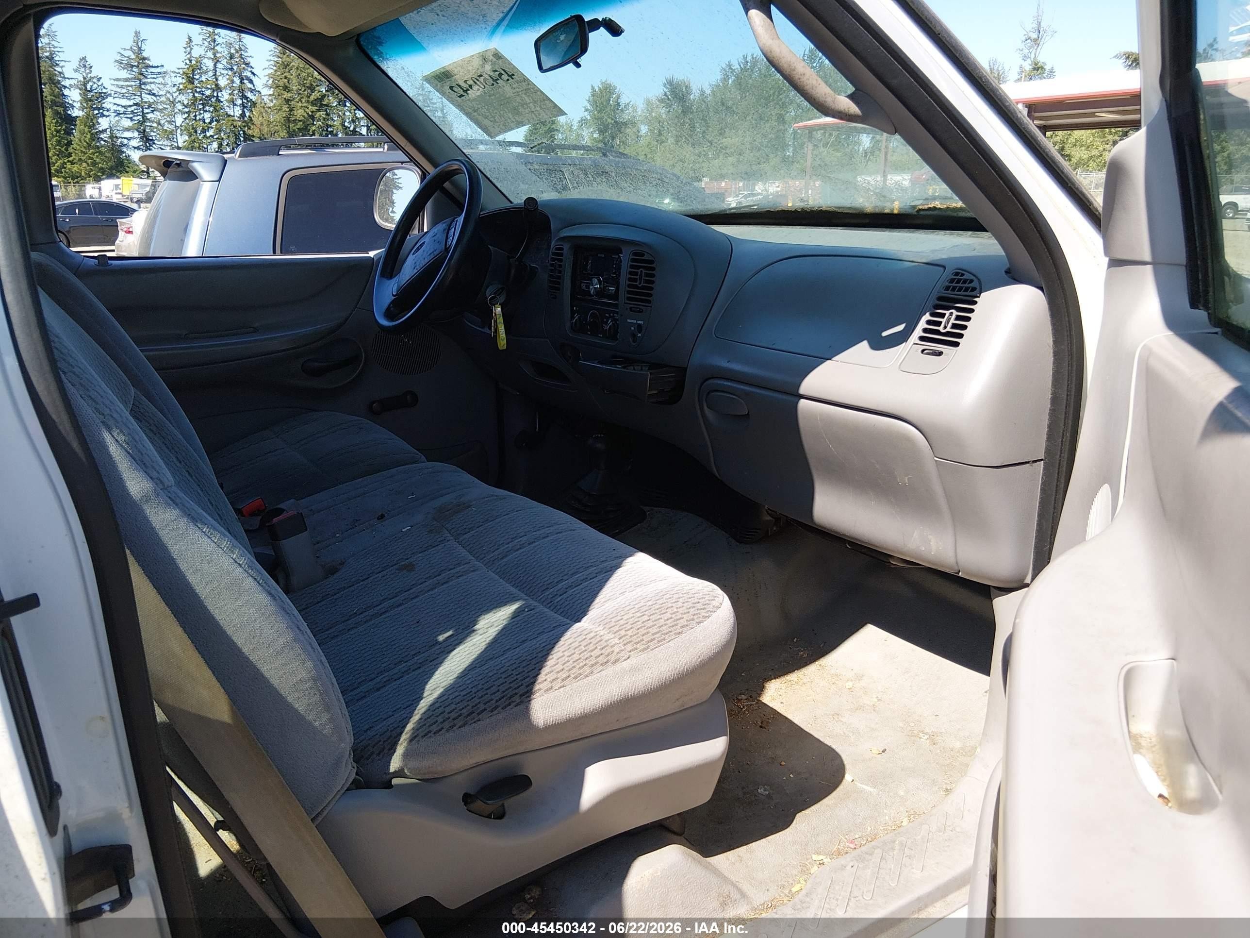 1997 Ford F-150 Lariat/xl/xlt White vin: 2FTDX18W4VCA29500