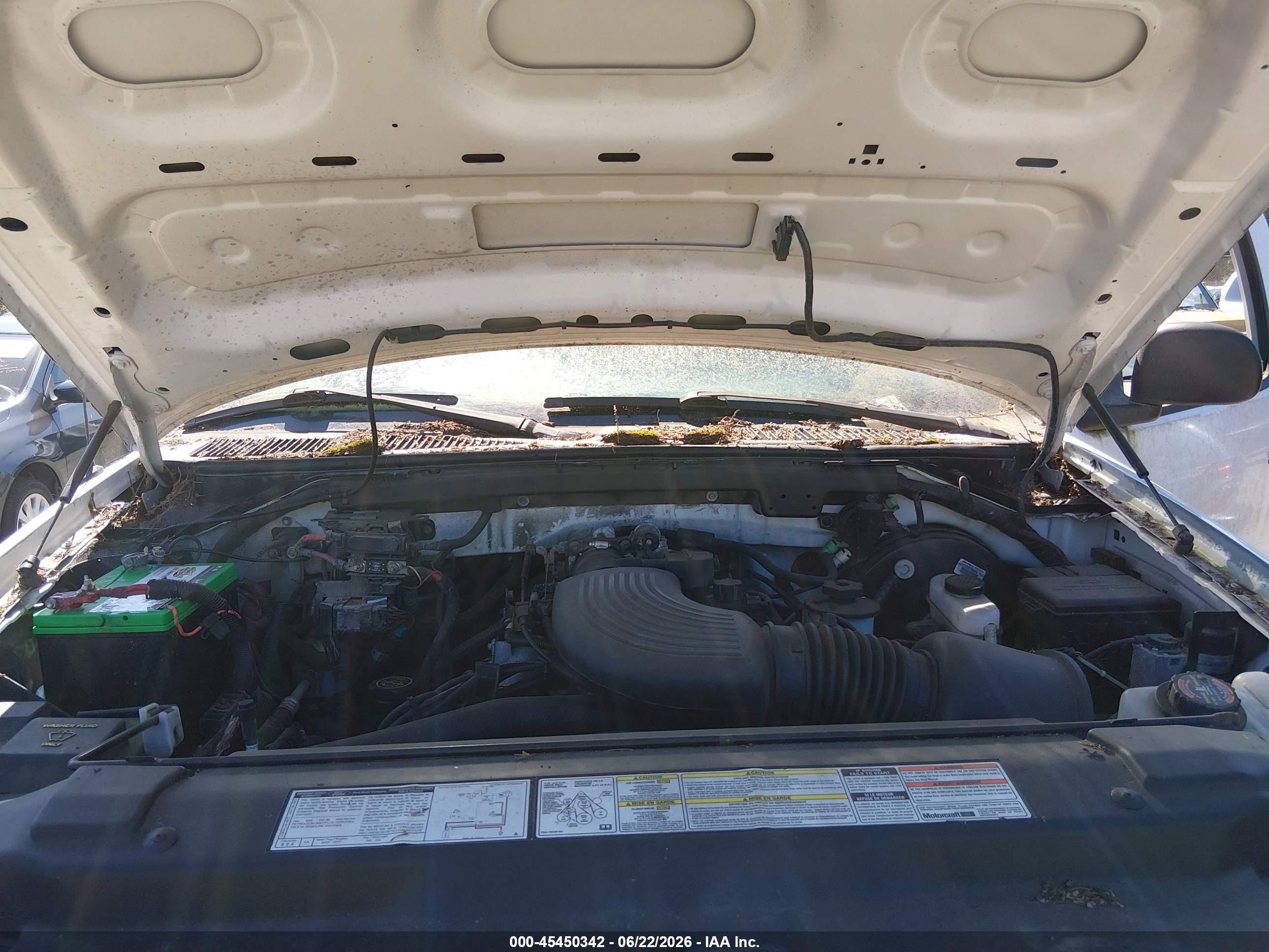 1997 Ford F-150 Lariat/xl/xlt White vin: 2FTDX18W4VCA29500