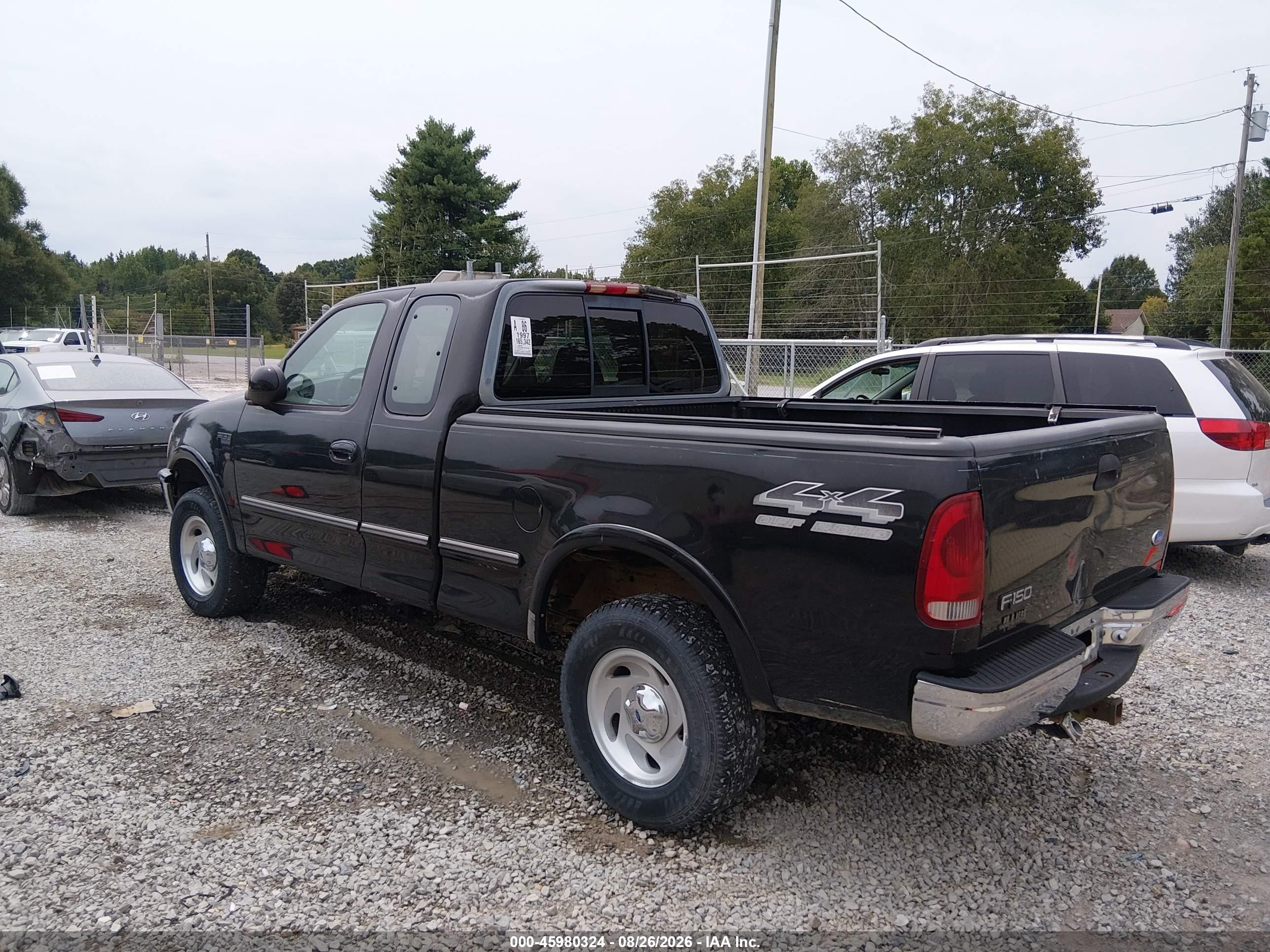 1997 Ford F-150 Lariat/xl/xlt Black vin: 2FTDX18W7VCA45139