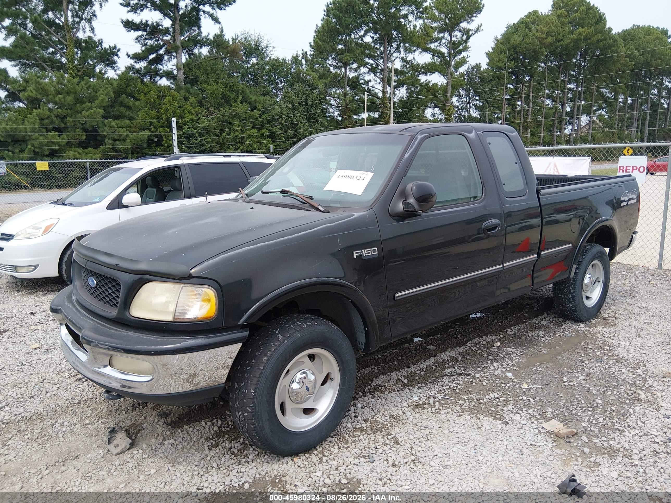 1997 Ford F-150 Lariat/xl/xlt Black vin: 2FTDX18W7VCA45139