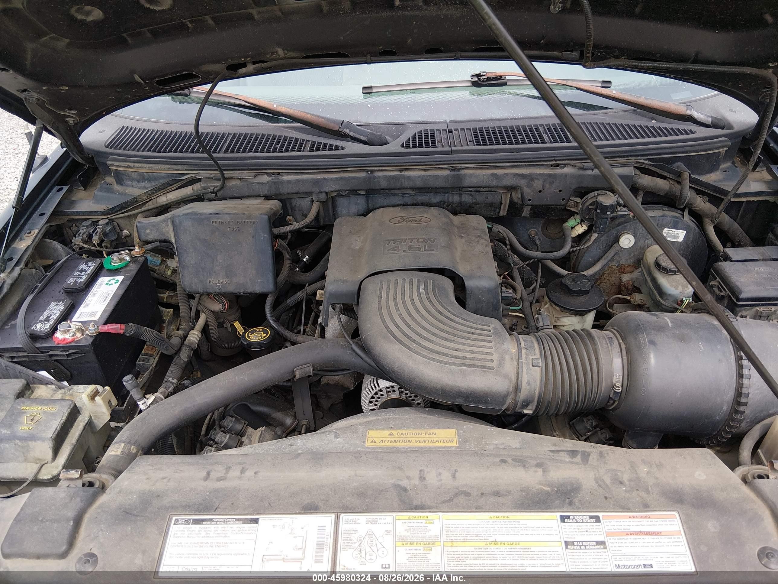 1997 Ford F-150 Lariat/xl/xlt Black vin: 2FTDX18W7VCA45139