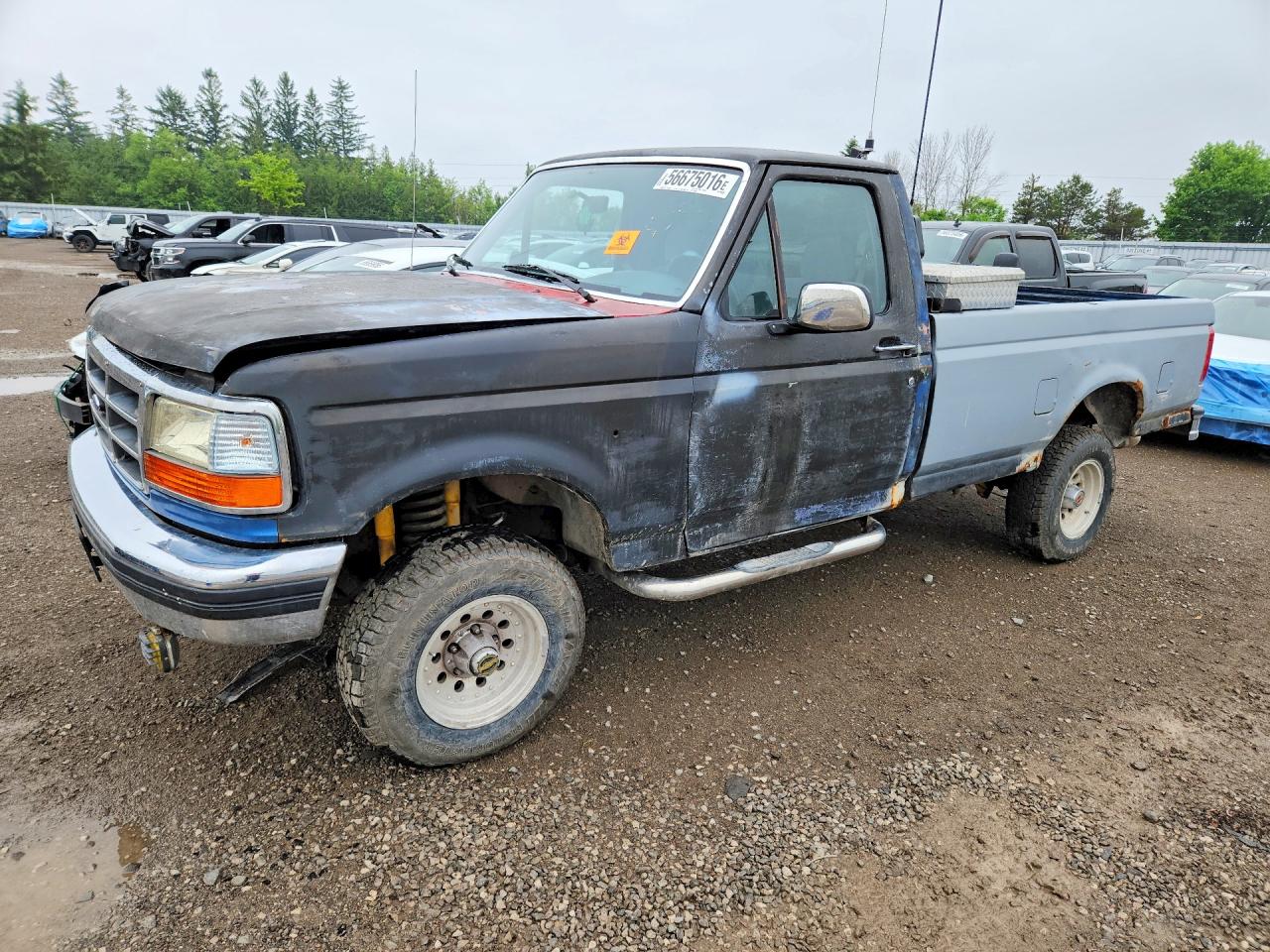 1993 Ford F150 Two Tone vin: 2FTEF14N3PCA69350