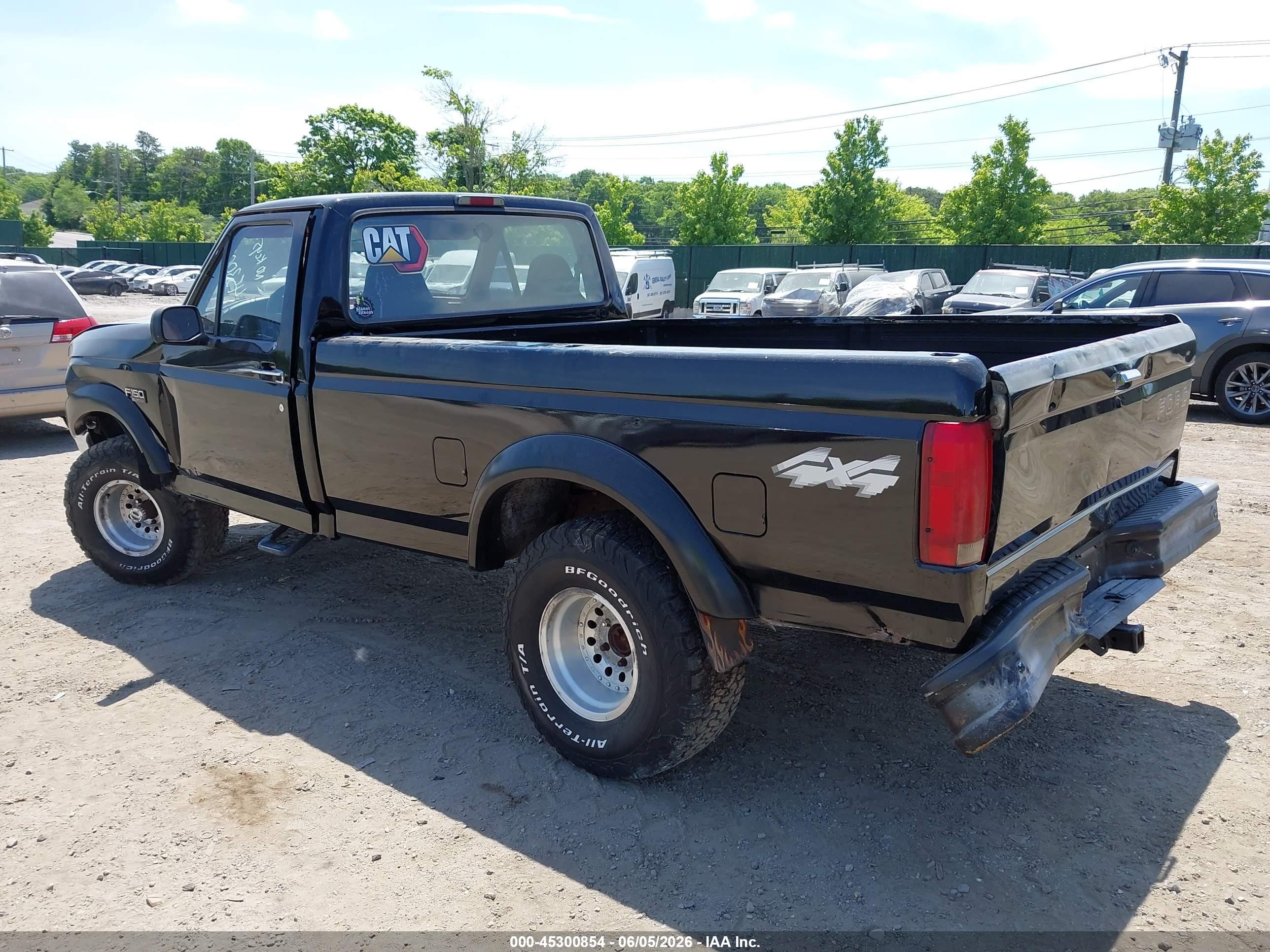 1996 Ford F150   Black vin: 2FTEF14N7TCA21358