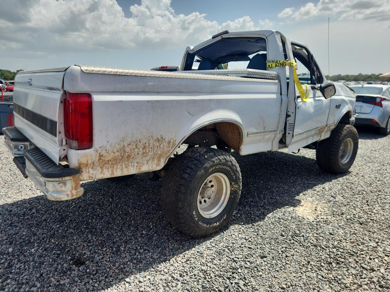 1996 Ford F150 White vin: 2FTEF14N8TCA37116