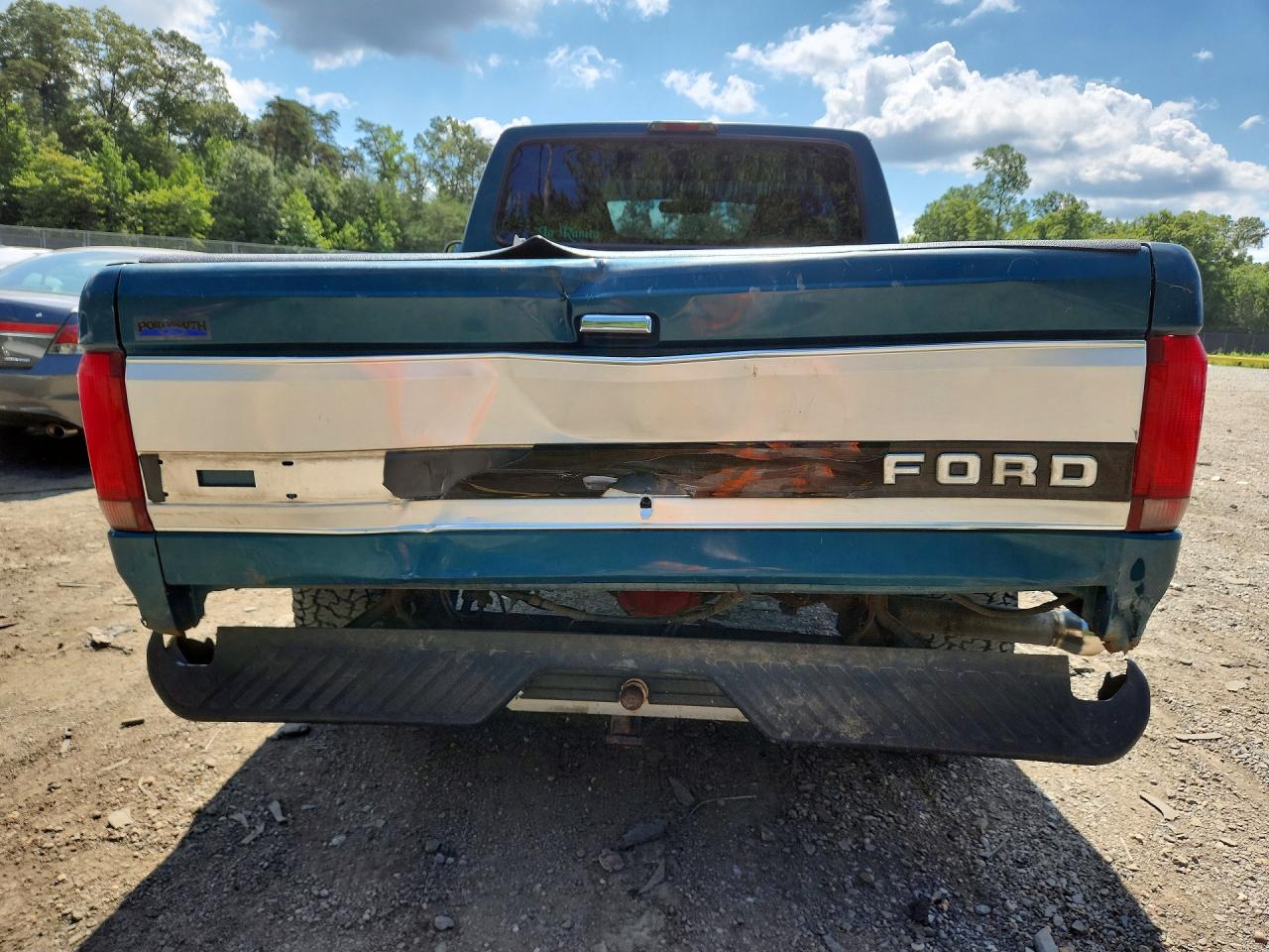 1996 Ford F150 Teal vin: 2FTEF14Y0TCA37041