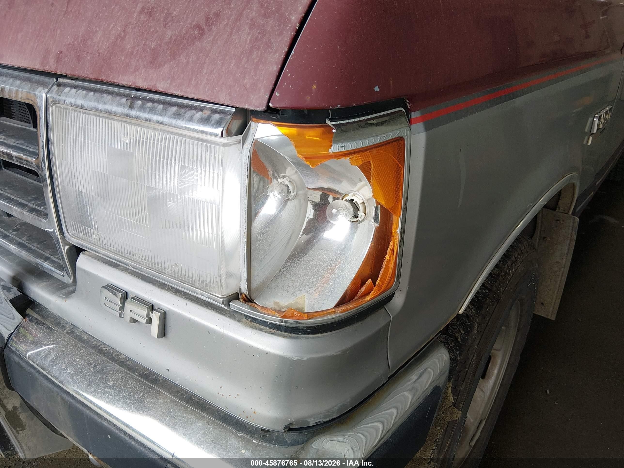 1991 Ford F150   Maroon vin: 2FTEF15N3MCA93996