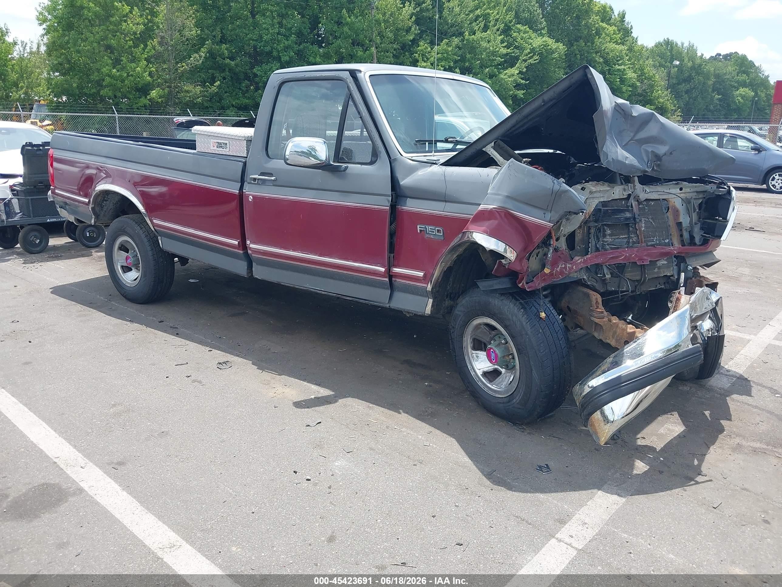 1993 Ford F150   Gray vin: 2FTEF15N4PCB04539